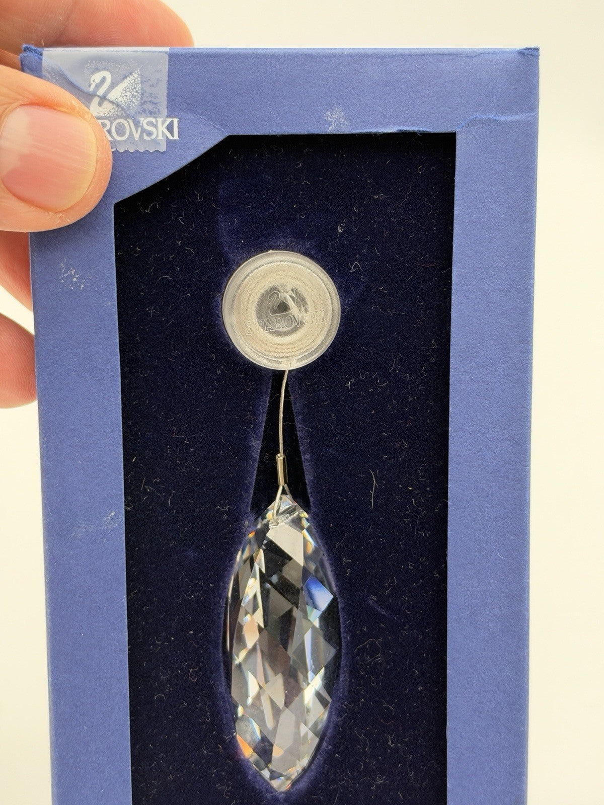 Swarovski Crystal Window Ornament  Twist suncatcher prism Boxed