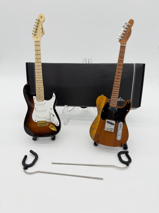 60th Anniversary Sunburst Fender Strat Bruce Springsteen Mini Guitar AXE HEAVEN