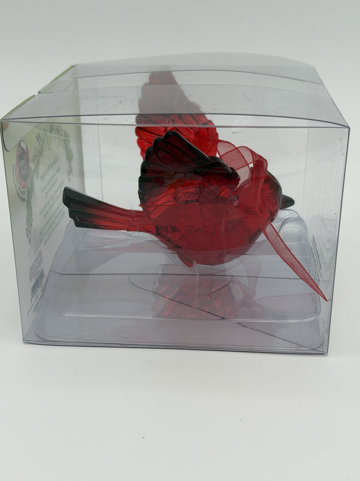 Department 56 Always Near Cardinal Red Bird Hang w/ Charm Ornament Boxed