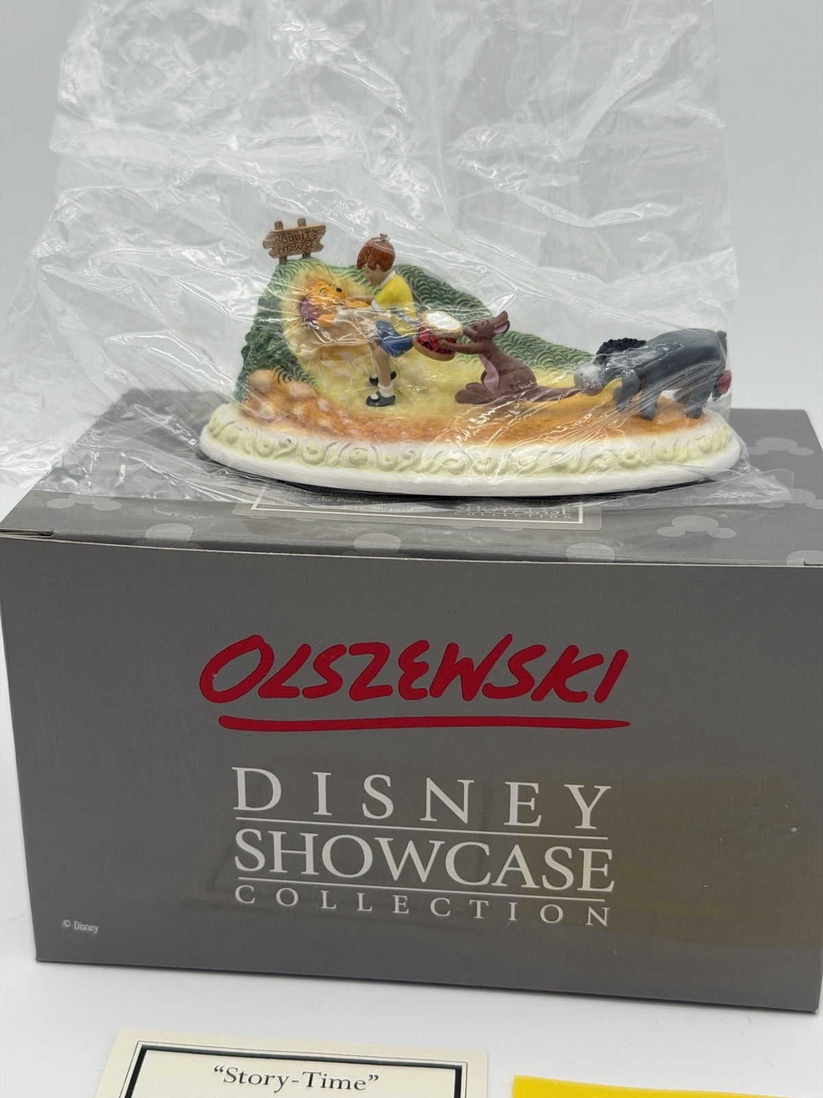 Olszewski Disney Showcase With a Great Heave Ho Winnie Pooh Figurine New/COA