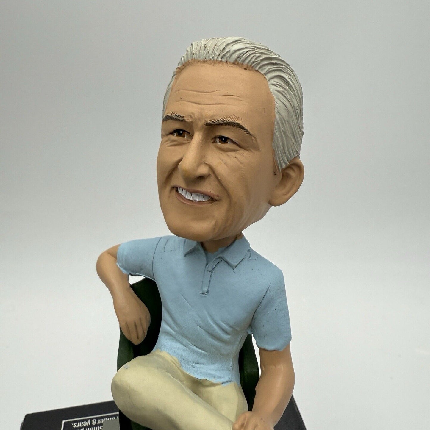 Bob Uecker Bobblehead Announcer for Milwaukee Brewers Sitting on Chair 2015 Box