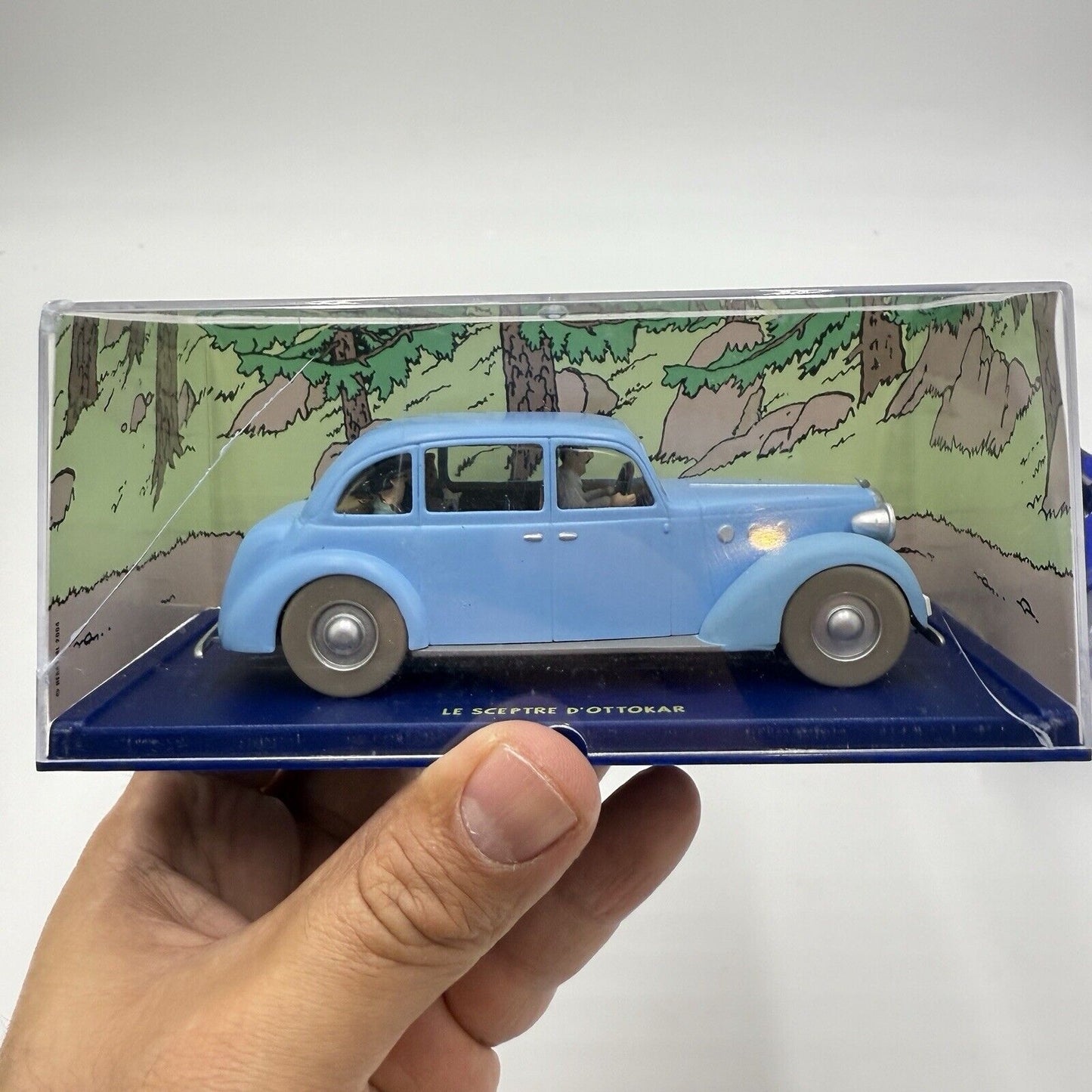 Herge moulinsart TinTin diecast Atlas blue model Vintage Toy Car