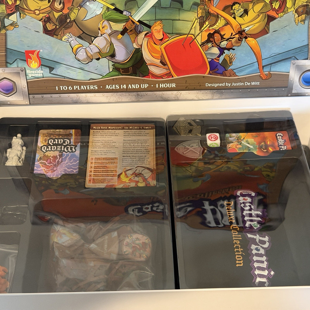 Castle Panic Wood Collection Kickstarter Fireside Games All Expansions