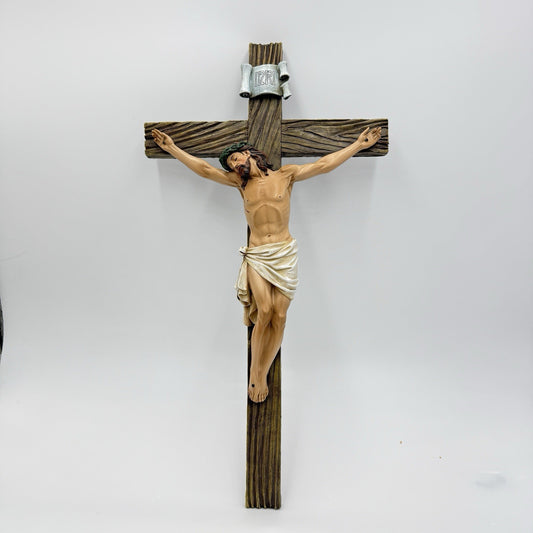 Joseph's Studio Roman Renaissance Collection 20.5” x 11” Crucifix Resin