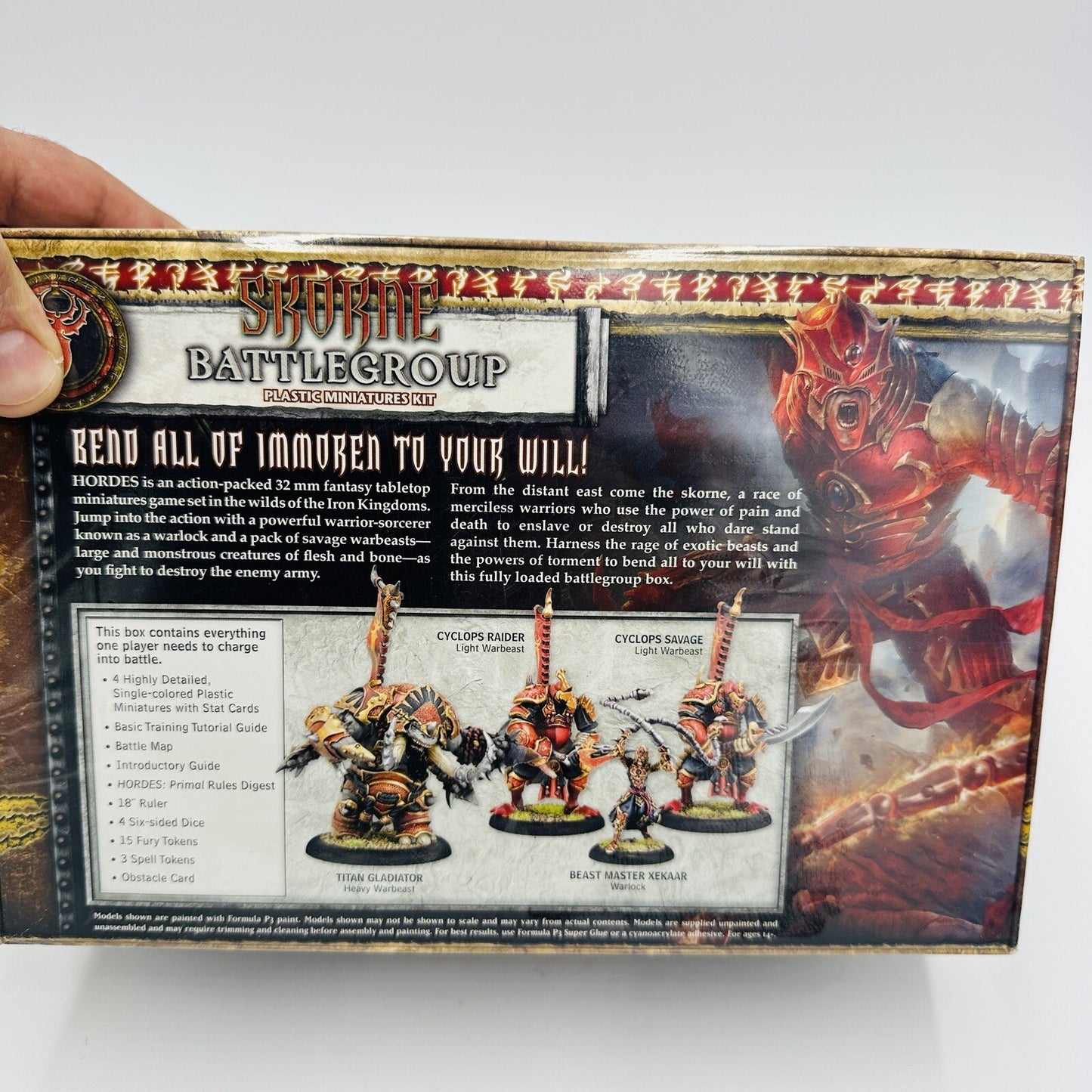 Hordes Skorne Miniatures Kit Battlegroup Starter Box Mk III 5 Figurines Plastic