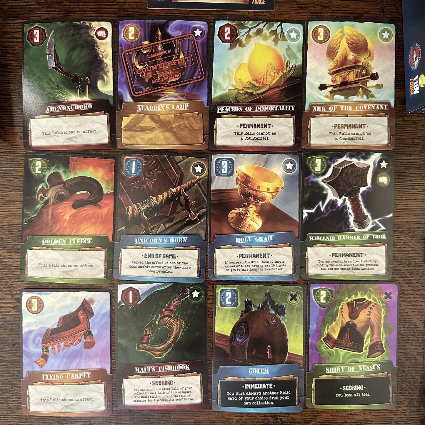 Fun Forge Warehouse 51 Card Game Studios Indian Jones Treasures Small Box