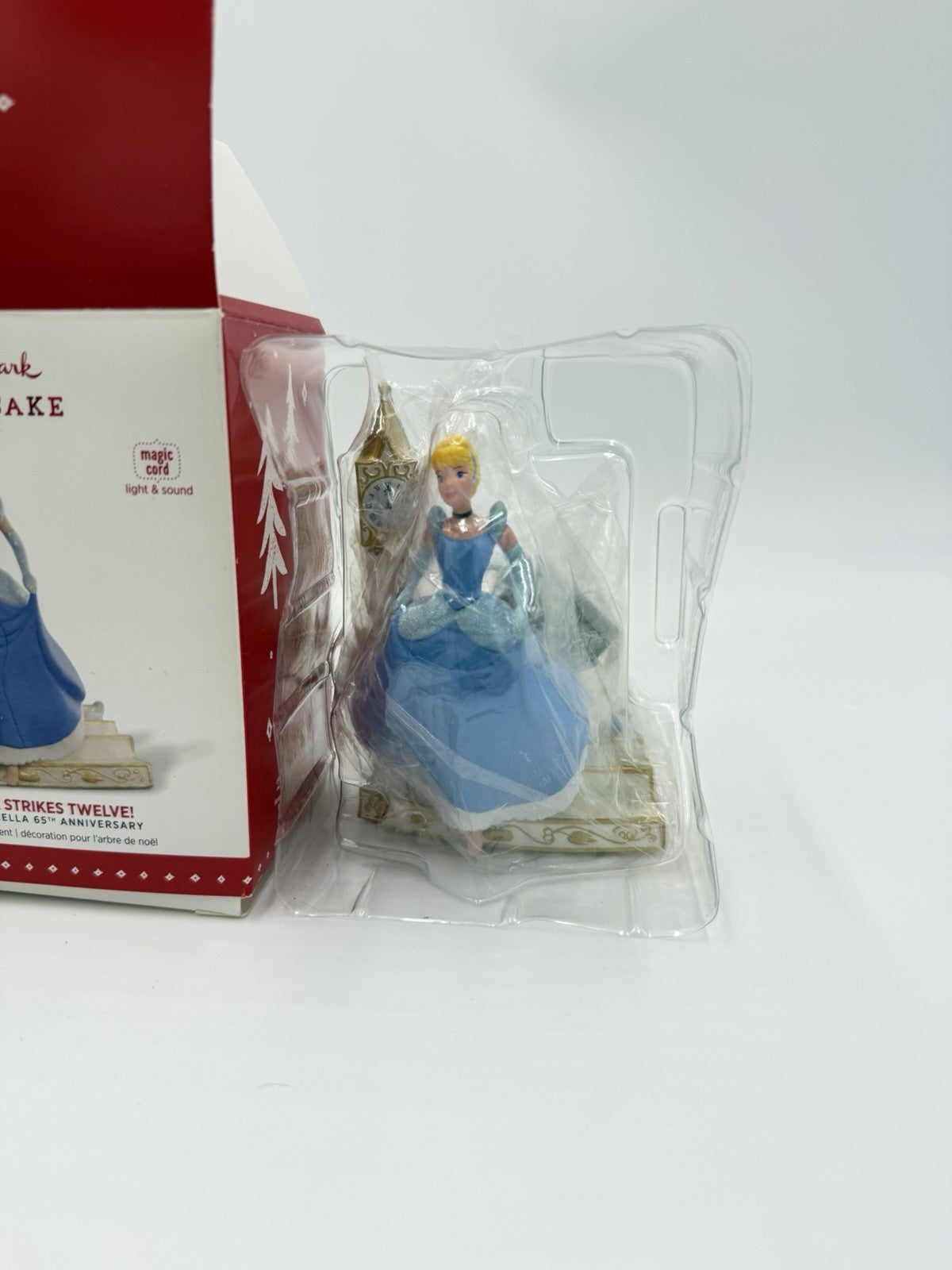 Hallmark Disney 65th Anniversary Cinderella The Clock Strikes Twelve Ornament