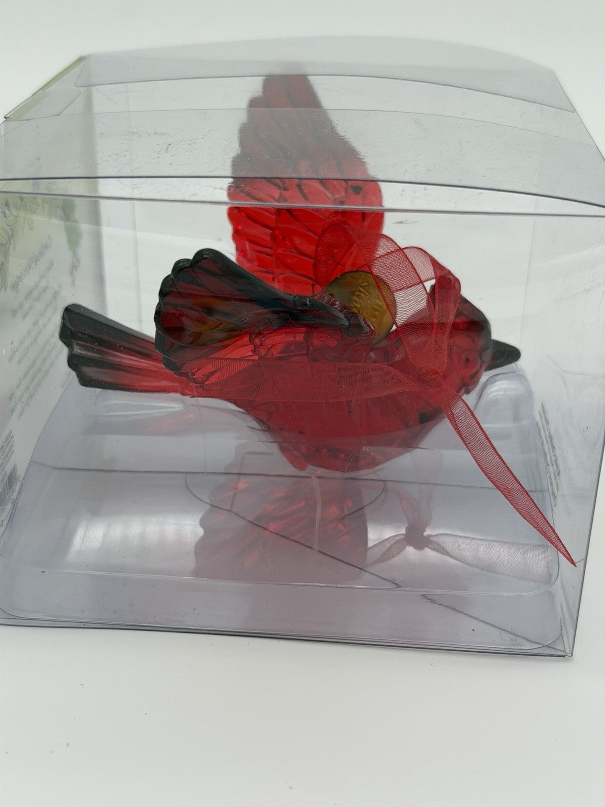 Department 56 Always Near Cardinal Red Bird Hang w/ Charm Ornament Boxed