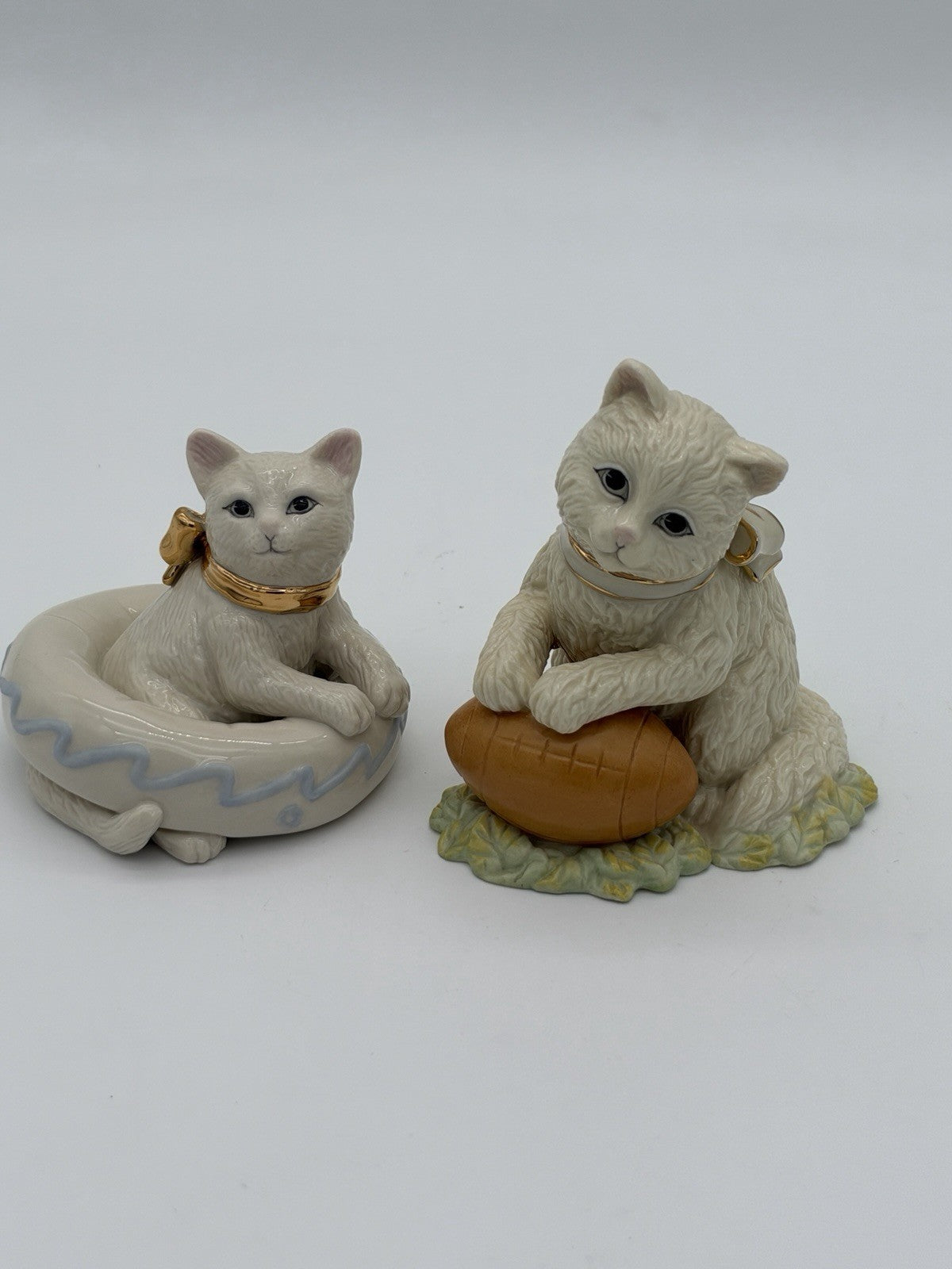 Lenox USA Porcelain Twelve Months Of Kittens August /September Cats Figurines