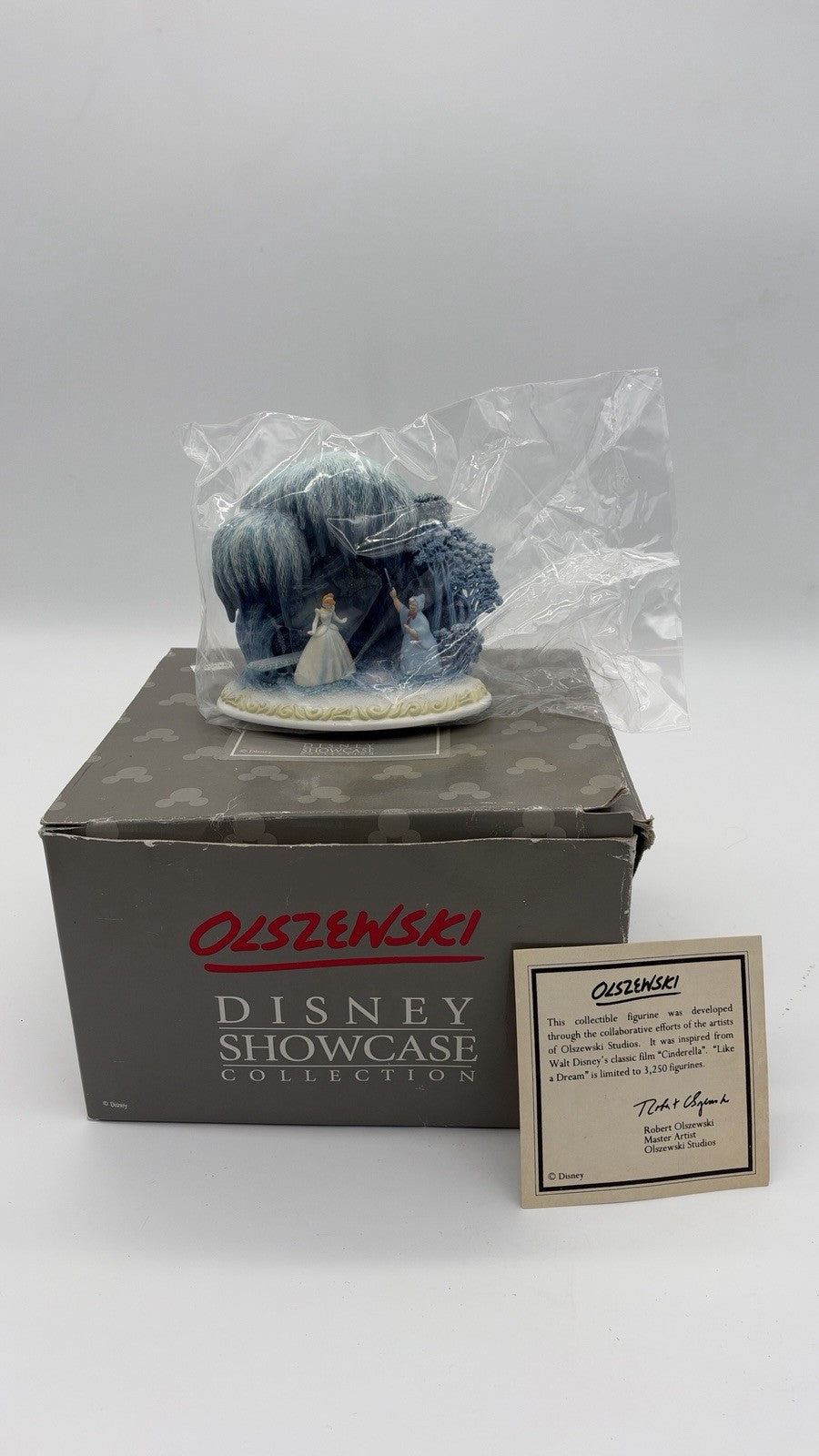 Olszewski Disney Showcase Story Time Like A Dream Cinderella Figurine Signed New