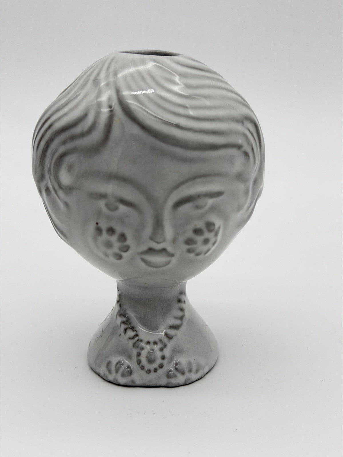 Jonathan Adler Art Pottery Utopia Reversible Boy/Girl Small Bud Vase 4”H