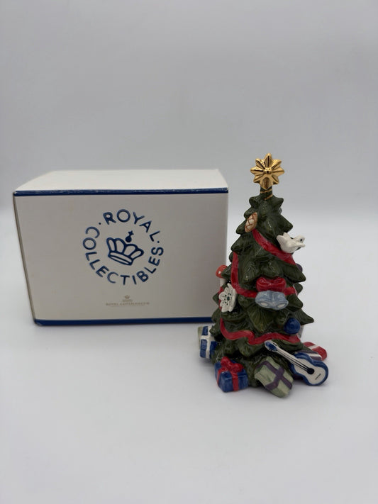 2017 Royal Copenhagen Annual Porcelain Christmas Tree Denmark Figurine Rare