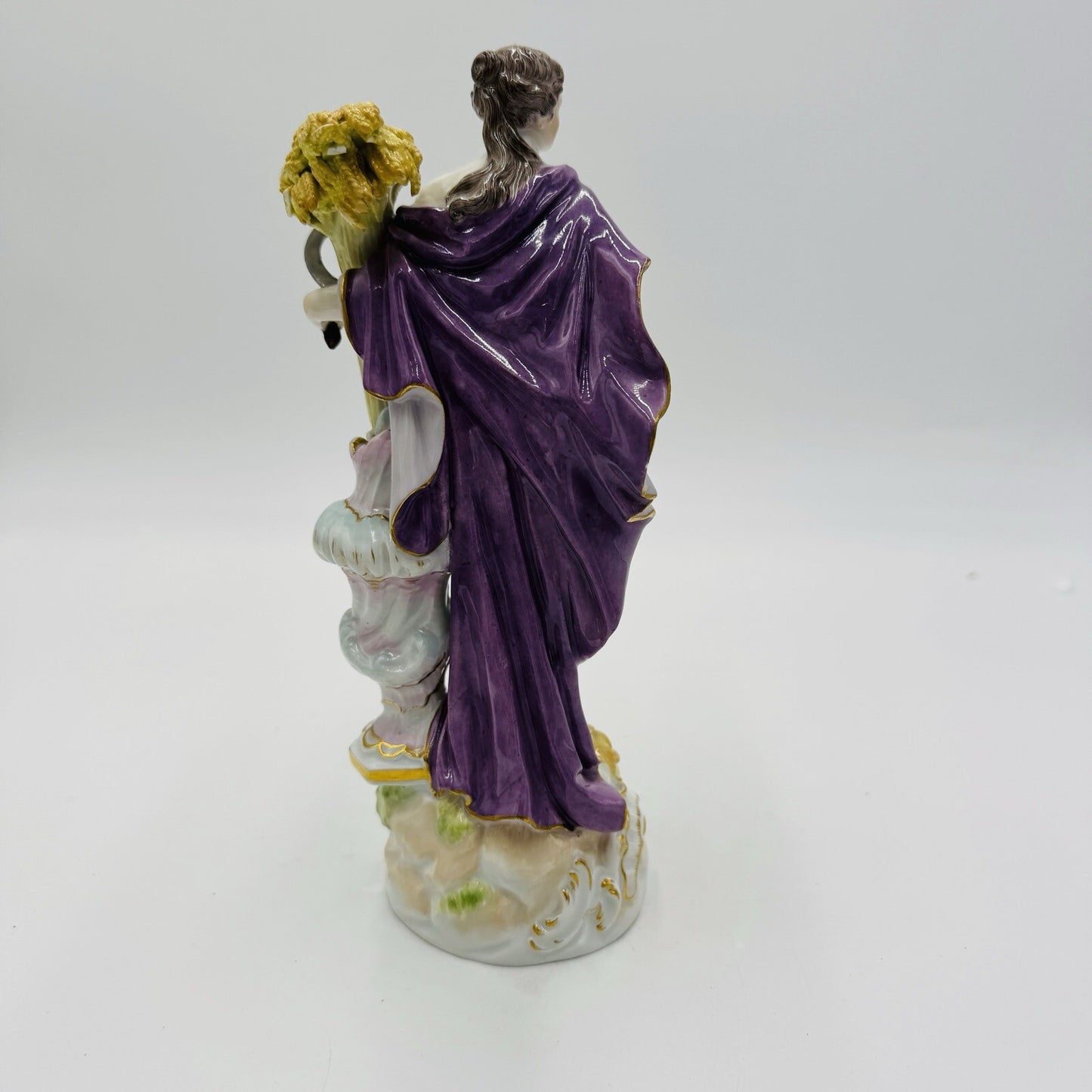 Meissen 17th C Antique Germany Porcelain Allegory of the Summer Figurine 9”H