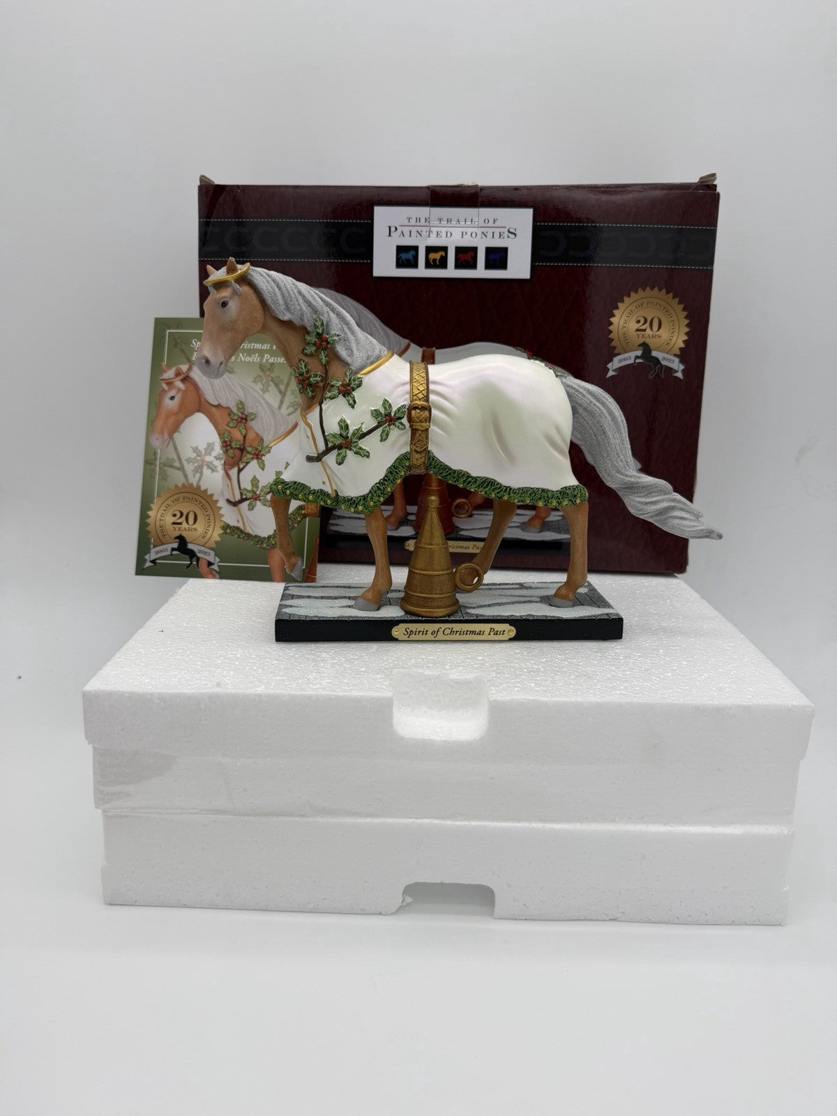 The Trail of painted Ponies Spirit Of Christmas  past Horse Figurine 2023 Box