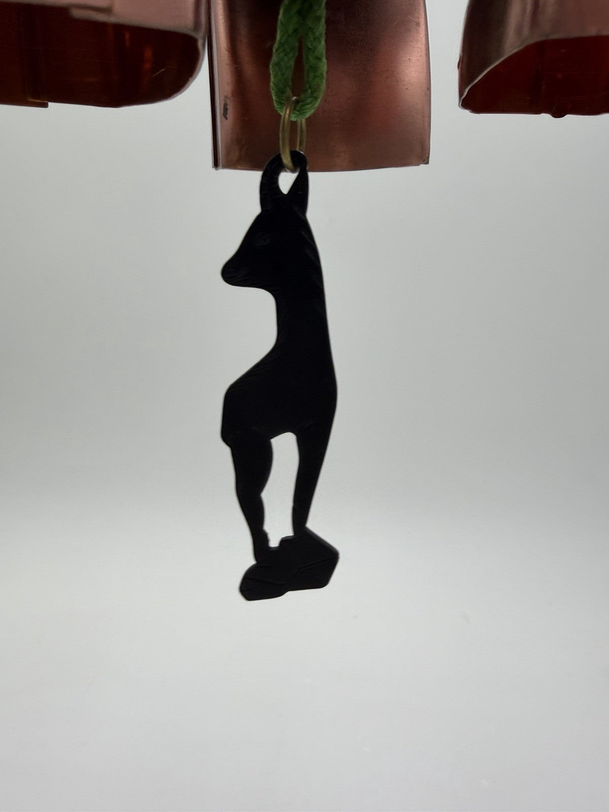 Vintage Alberto SA Mobaco Switzerland Cowbell Chimes Doorbell 9” Goat