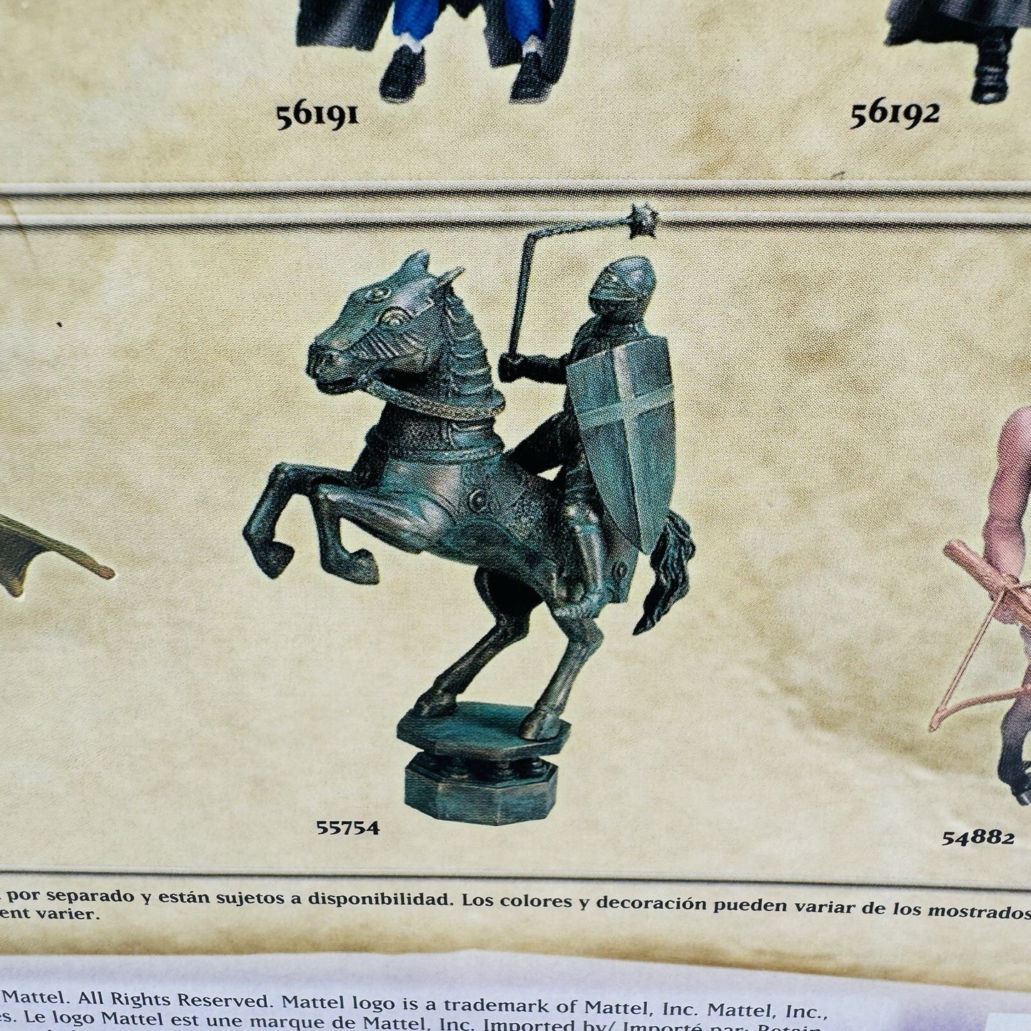 Harry Potter Knight Caballo Cavalier Deluxe Action Figures Mattel 2002 Horse