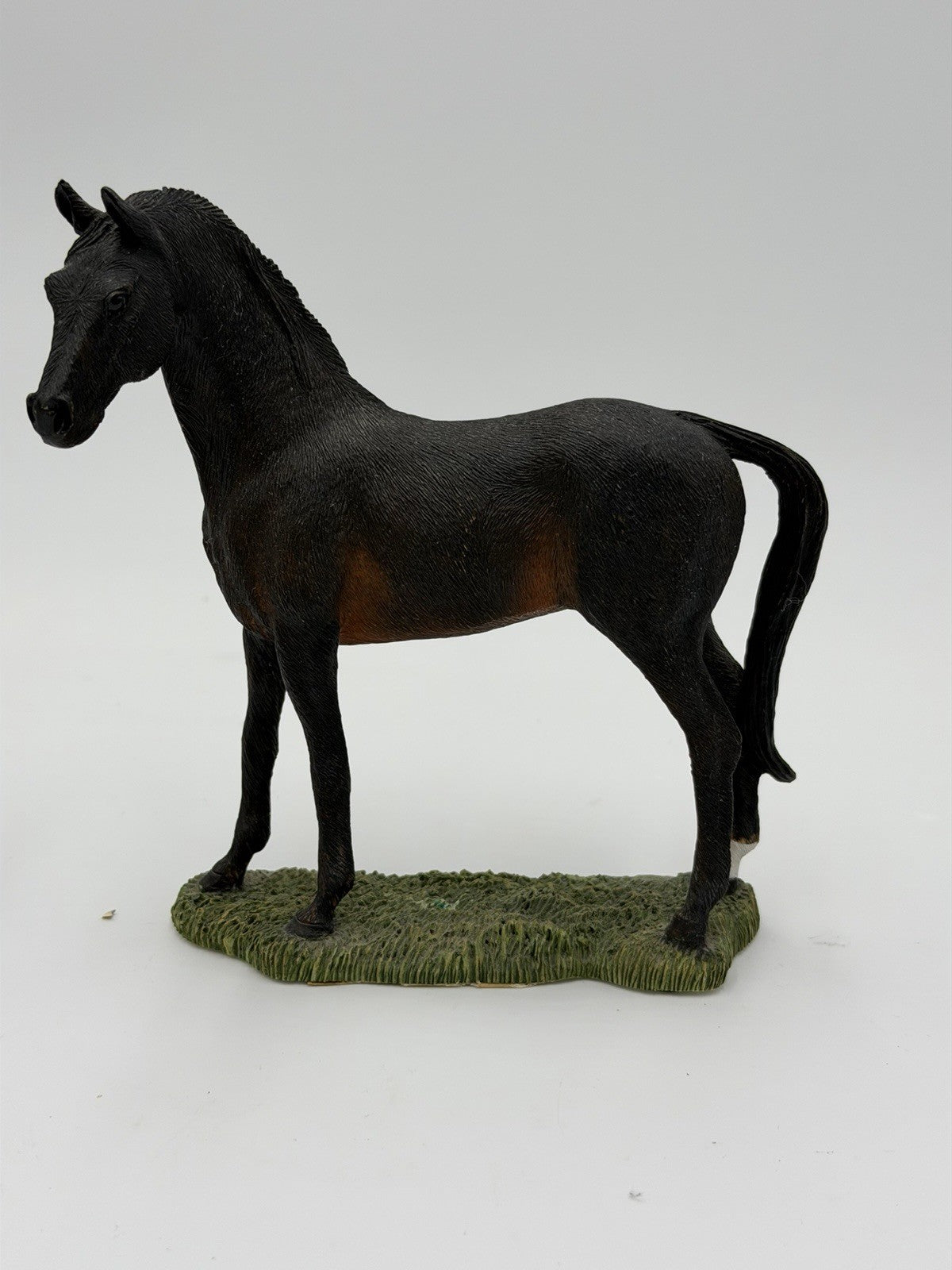 Rare Country Artists Morgan Dark Night Horse Figurine 6”H