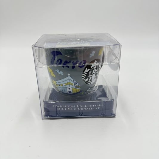 Starbucks Tokyo Shibuya Hachi Shiba inu collectible Mini mug Ornament 2”
