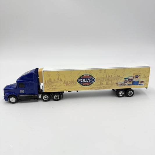 Vintage ERTL 1:64 Scale WHITE GMC Integral Sleeper AERO Polly-O Diecast Truck
