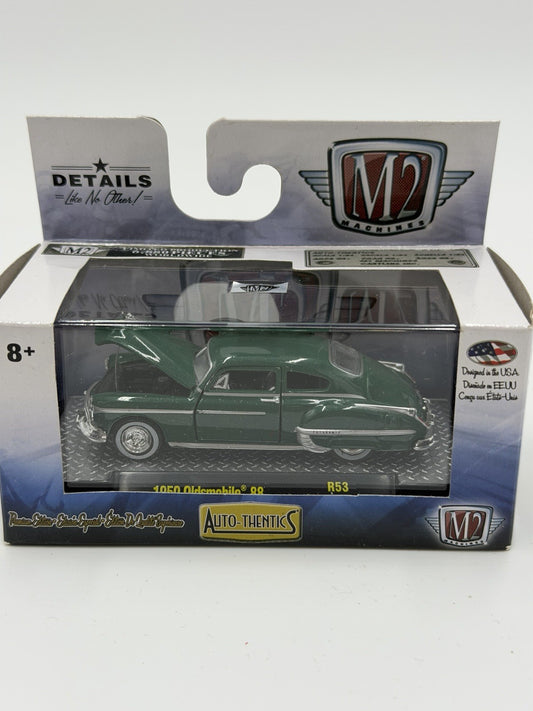 M2 Machines Auto-Thentics 1950 Oldsmobile 88 Diecast Green R-53 Limited Edition
