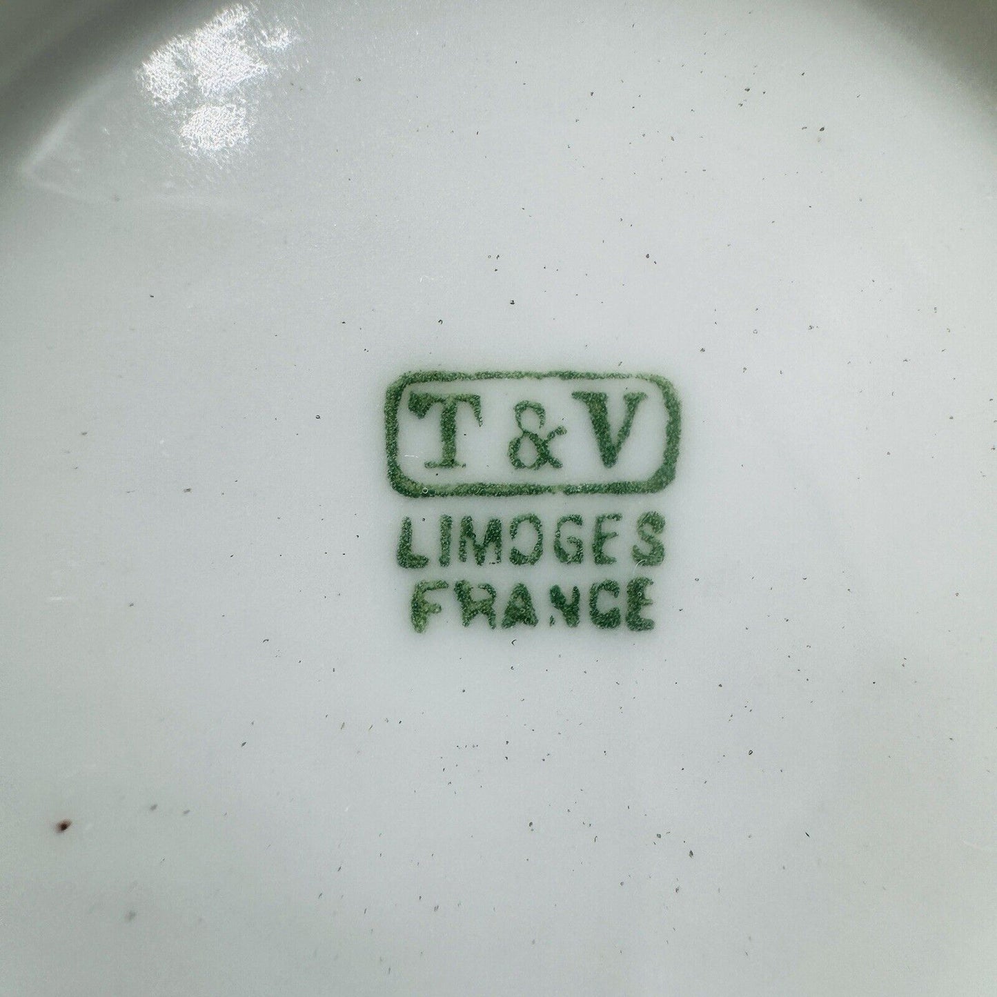 Antique T&V Limoges France Porcelain Floral Trinket Box Jewelry Box Painted 2”