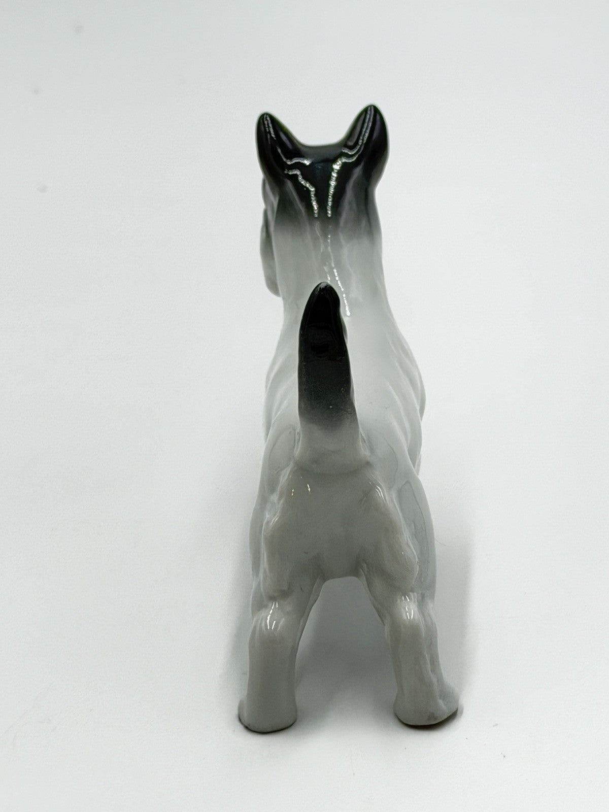 METZLER & ORTLOFF  Germany Porcelain Scottish Terrier Dog Figurine 3”rare Vtg