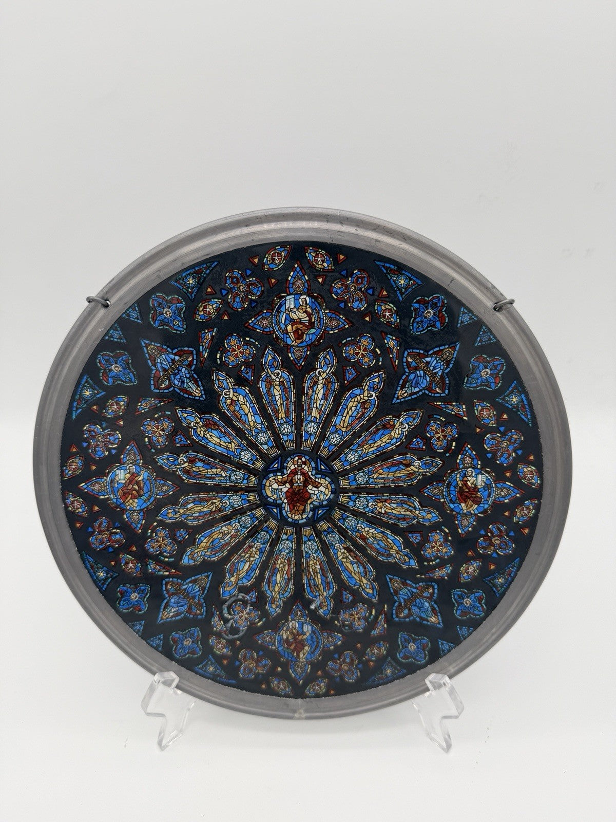 Glassmasters Stained Glass Reproduction St John Cathedral Rose Window Suncatcher