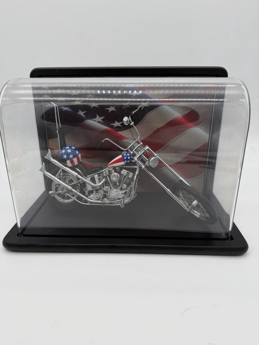 Franklin Mint Harley-Davidson 1969 Easy Rider 1:10 Scale Diecast (flawed Rims