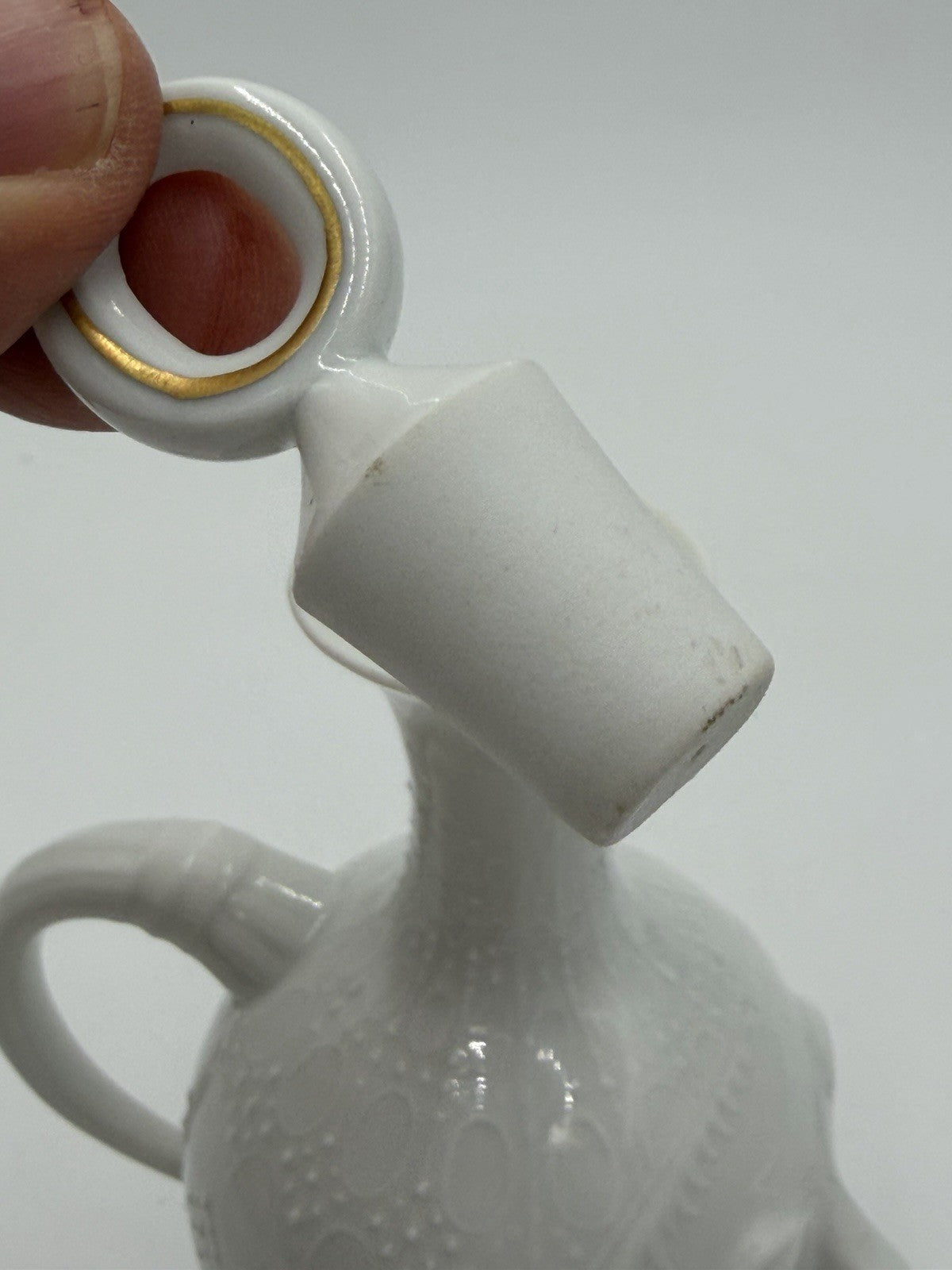 Rosenthal Studio Line Romance Bjorn Wiinblad Face Head Cruet Oil Vinegar Pitcher