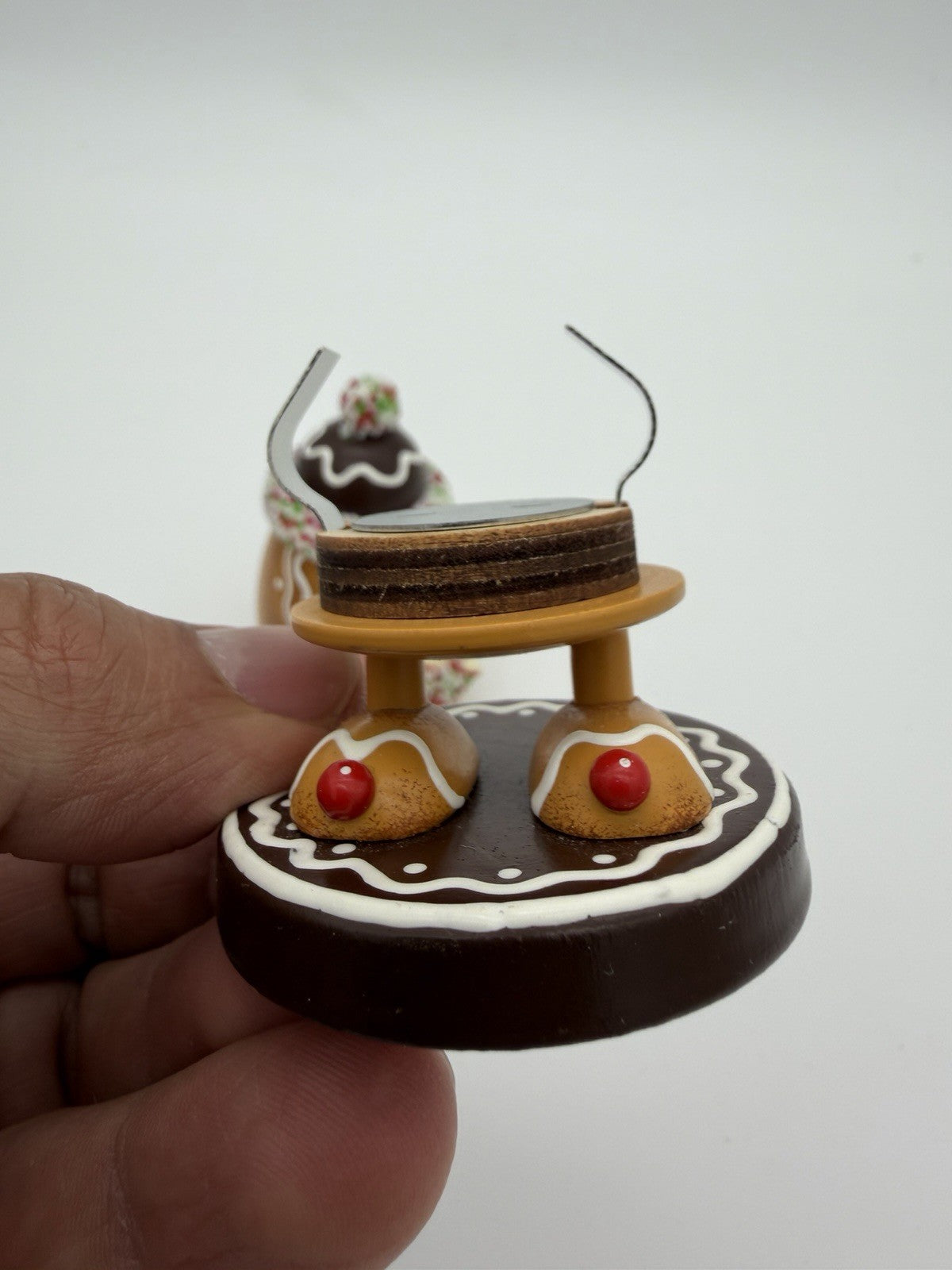 Käthe Wohlfahrt Original Duftl Incense Smoker Wood Germany Gingerbread Man