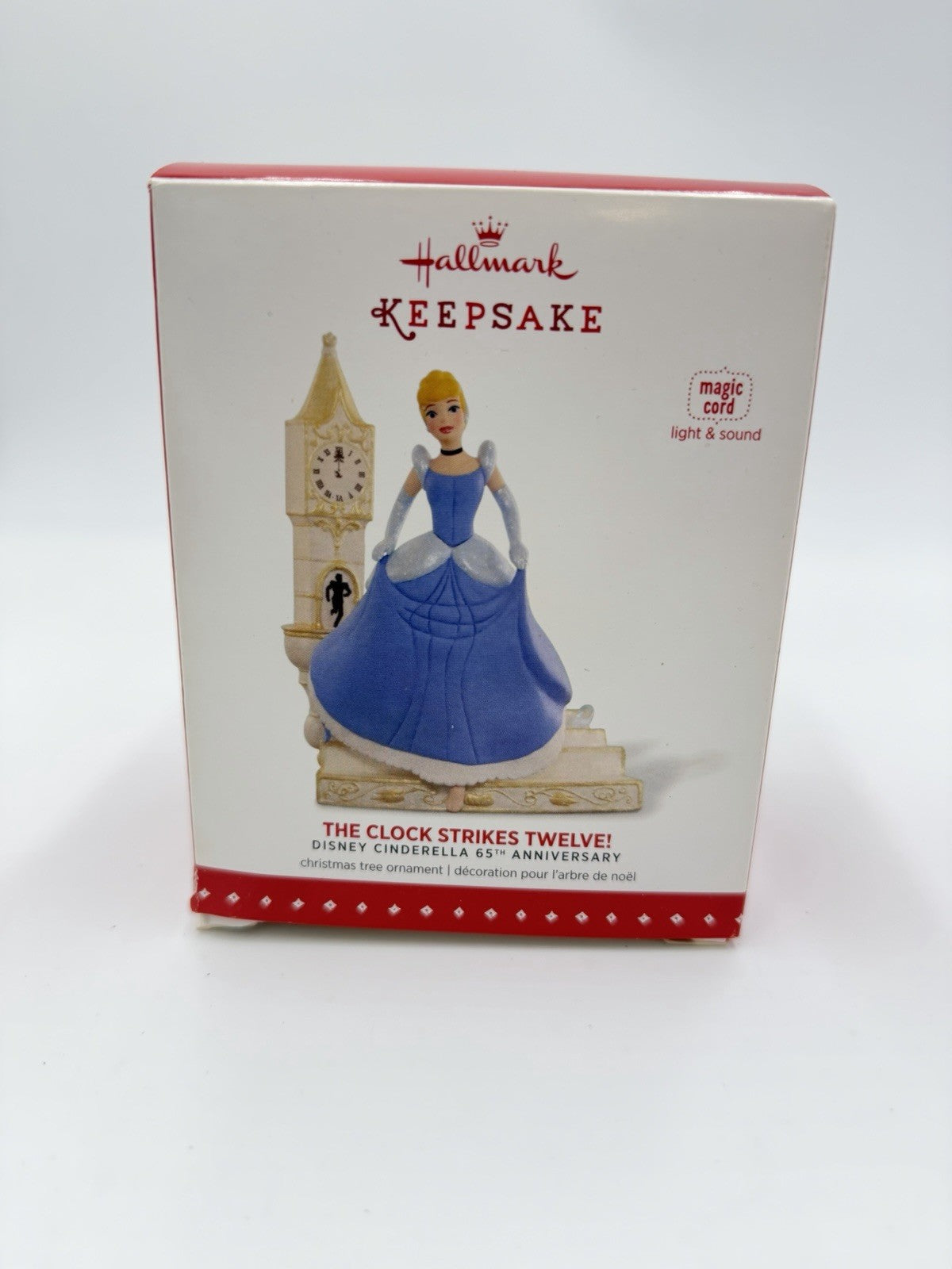 Hallmark Disney 65th Anniversary Cinderella The Clock Strikes Twelve Ornament