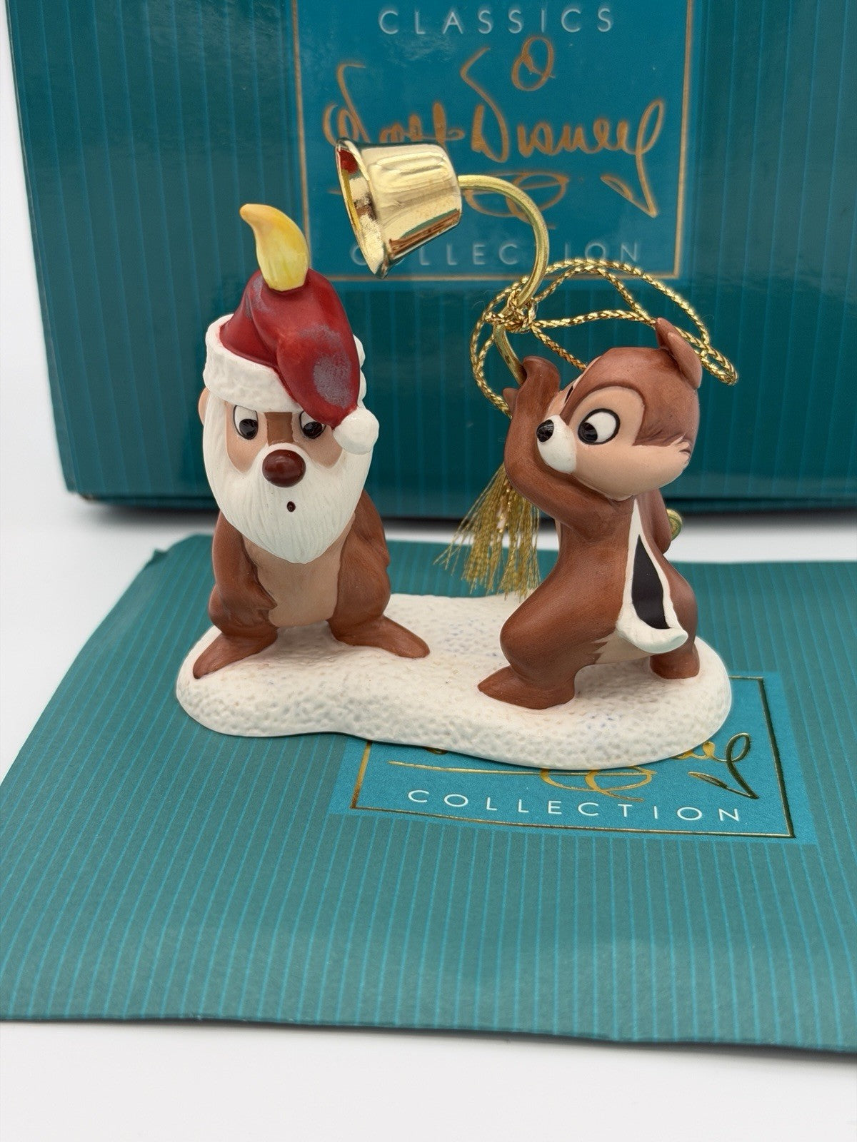 WDCC Disney Figurine Chip 'N Dale Little Mischief Makers Porcelain Ornament /COA