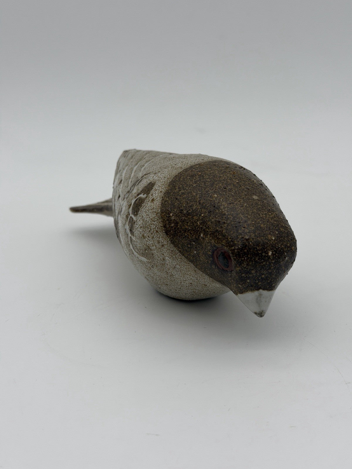Andersen Design Studio Art Pottery Grosbeak Bird Figurine 6”x3” Vintage