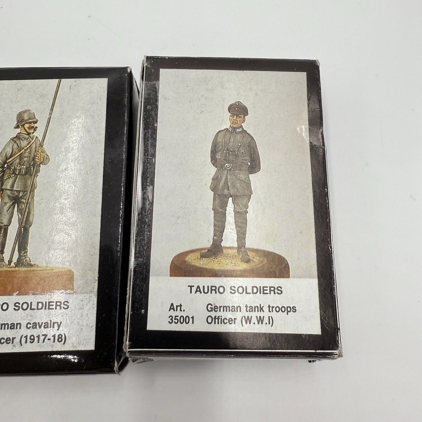 Vintage Tauro Soldiers Italy unpainted 35005 35015 35001 Metal Set 4 Pieces New