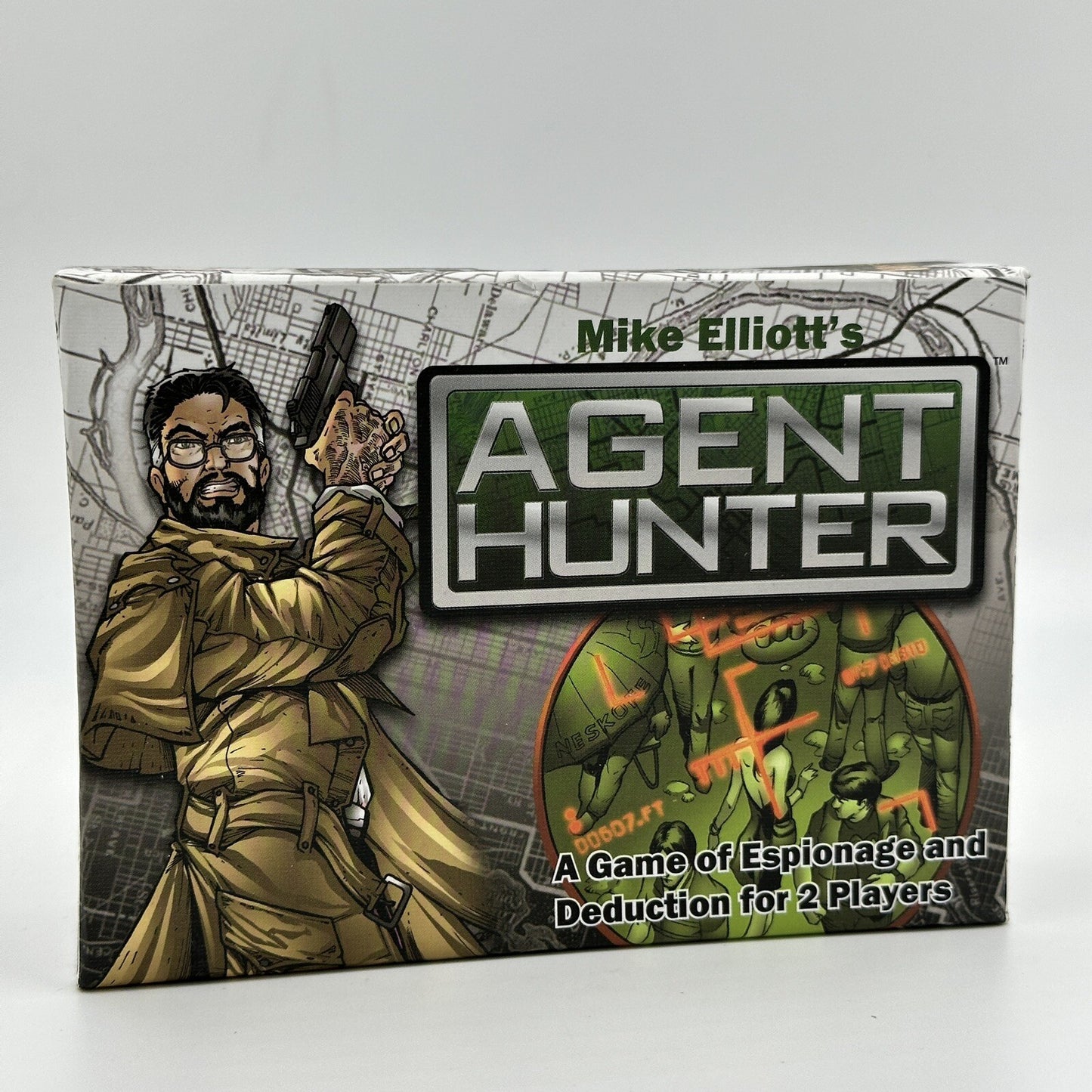 AEG Mike Elliott's Agent Hunter Game of Espionage for 2 Players Cards Fun