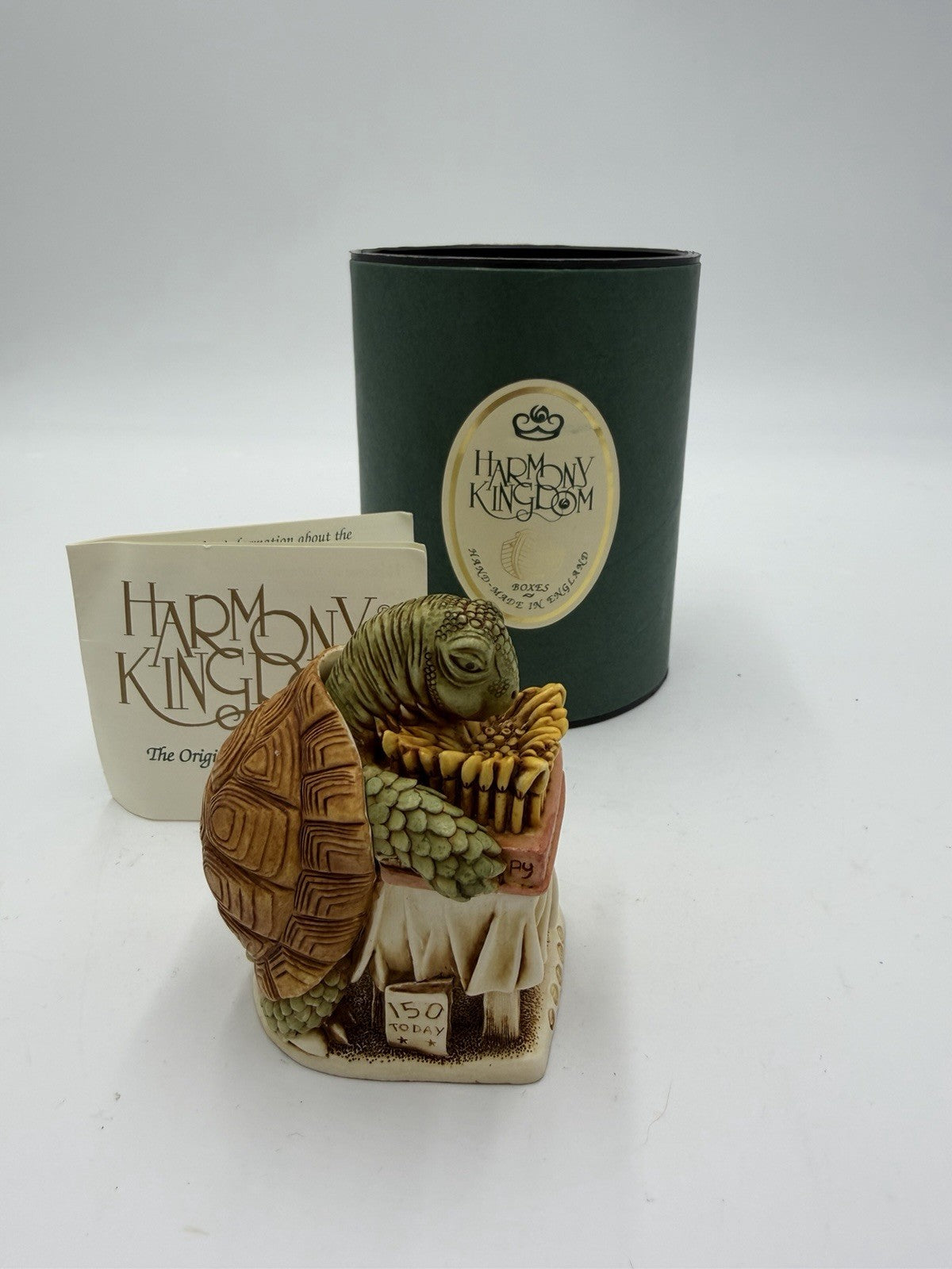 Harmony Kingdom Wishful Thinking Turtle 150th Birthday Trinket Box Figurine UK