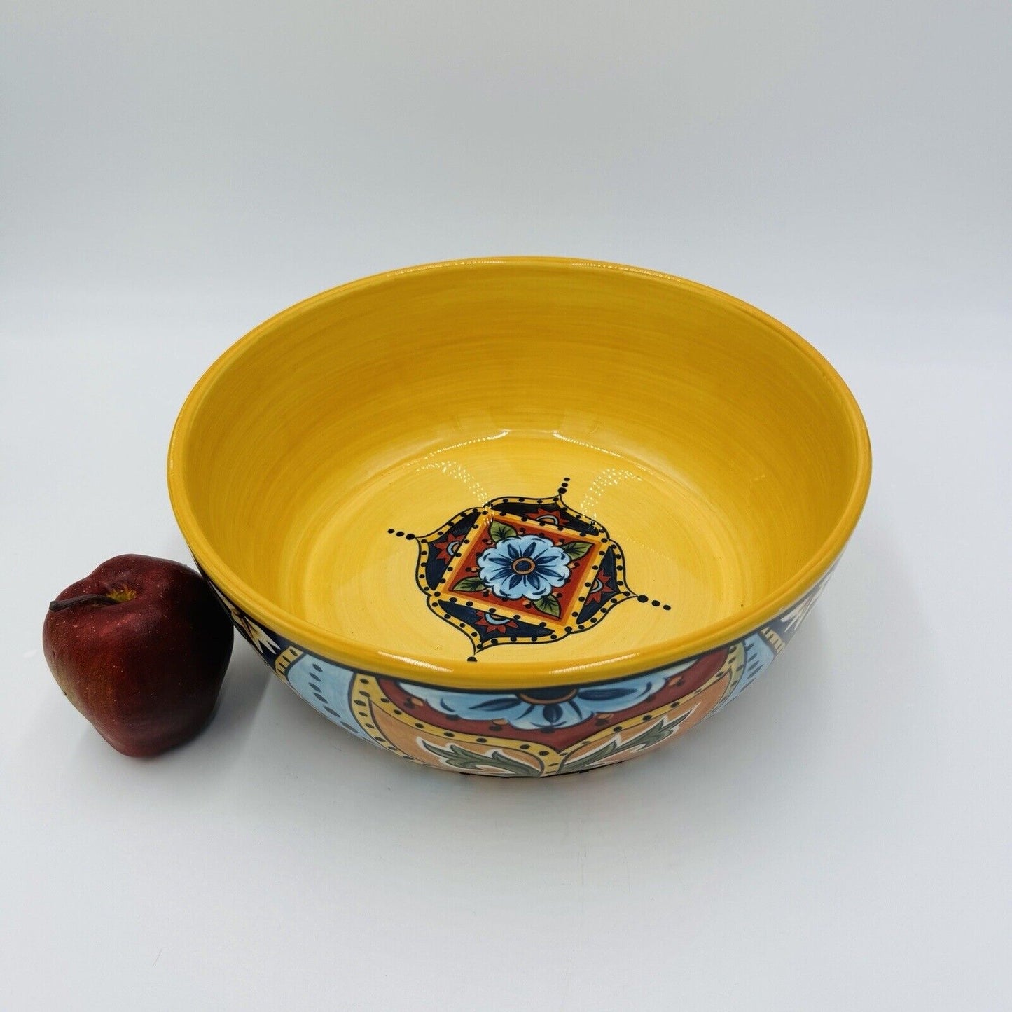 España La Barca Lifestyle Bowl Colorful Hand-Painted Ceramic Tabletop Large