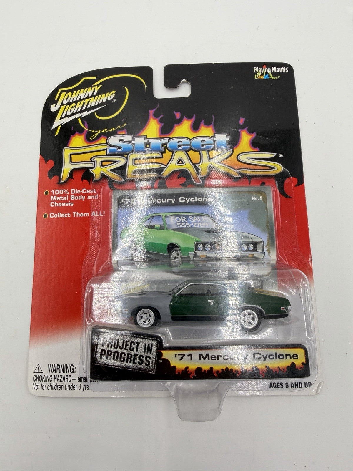 JOHNNY LIGHTNING 1971 Mercury Cyclone Street Freaks Diecast Car  1:64 Sealed