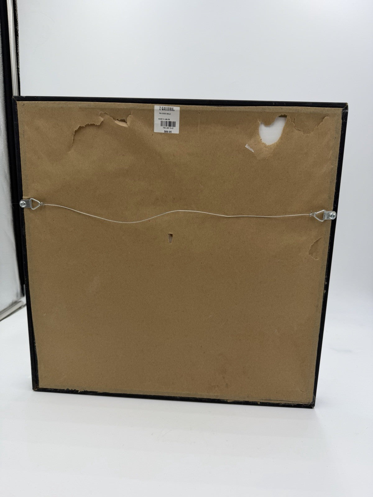 Fairchild Paris Pop Art Print Coco Chanel RM Gold Perfume Bottle Framed 15”x15”