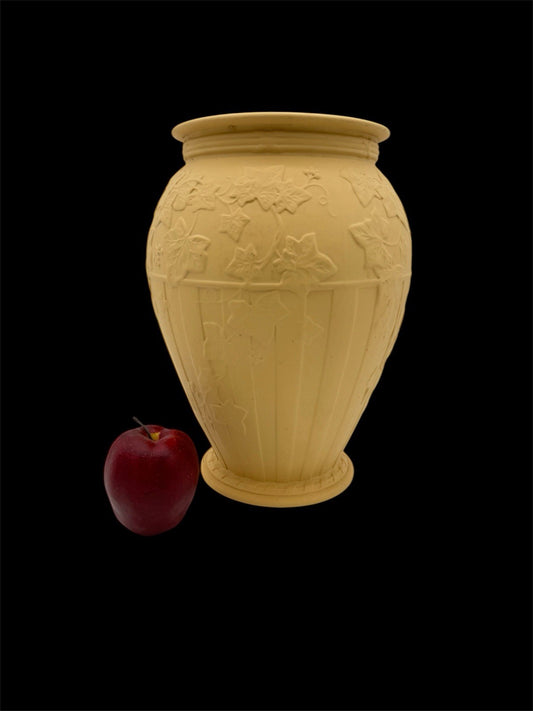 Large Wedgwood England Yellow Cane Jasperware Doric Ivy 12”H Porcelain Rare