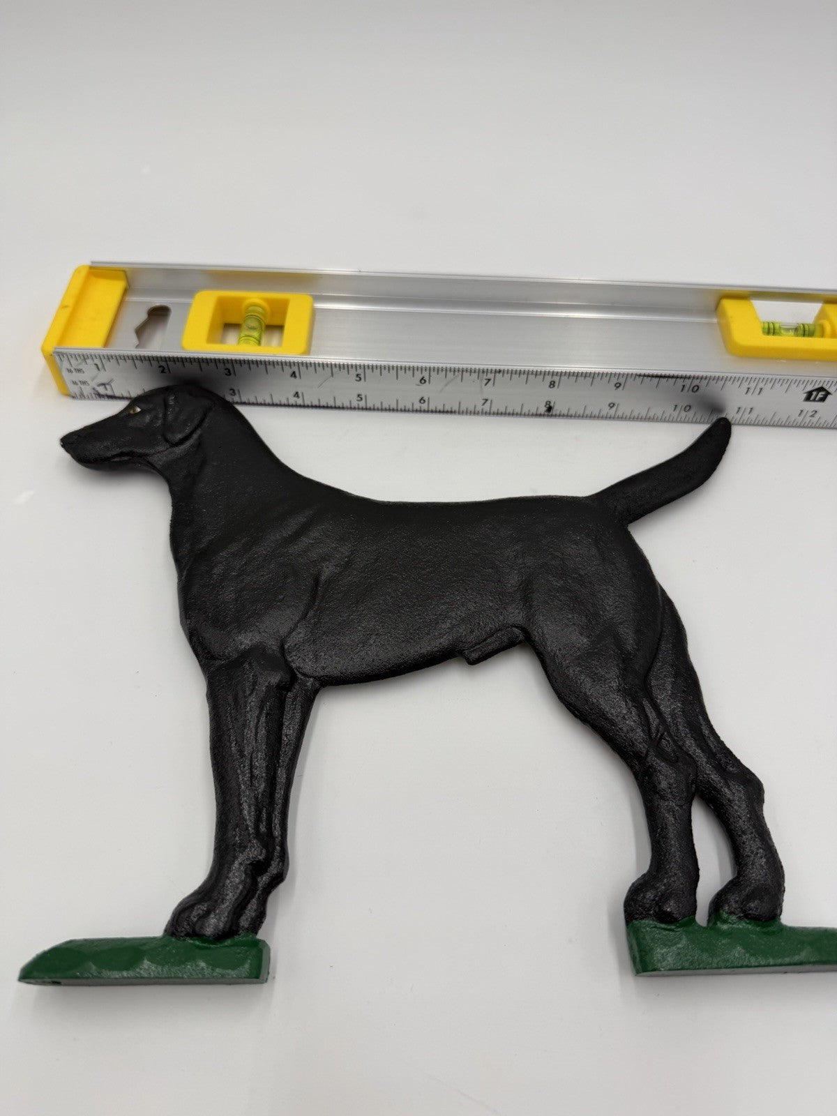 Whitehall Black Cast Iron Black Lab Dog Outdoor Decor Mailbox Ornament