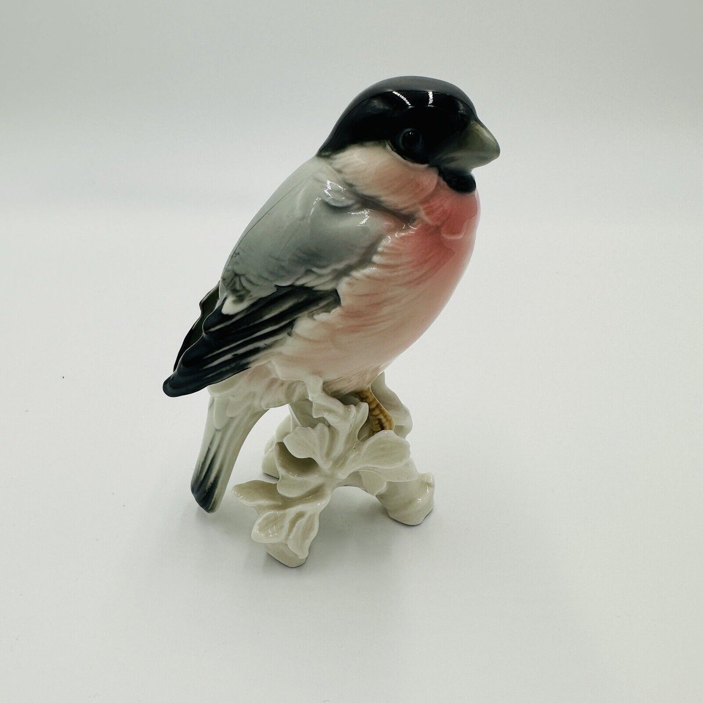 Karl Ens Bird Bullfinch Figurine Germany Antique Porcelain Statue Marked Rare