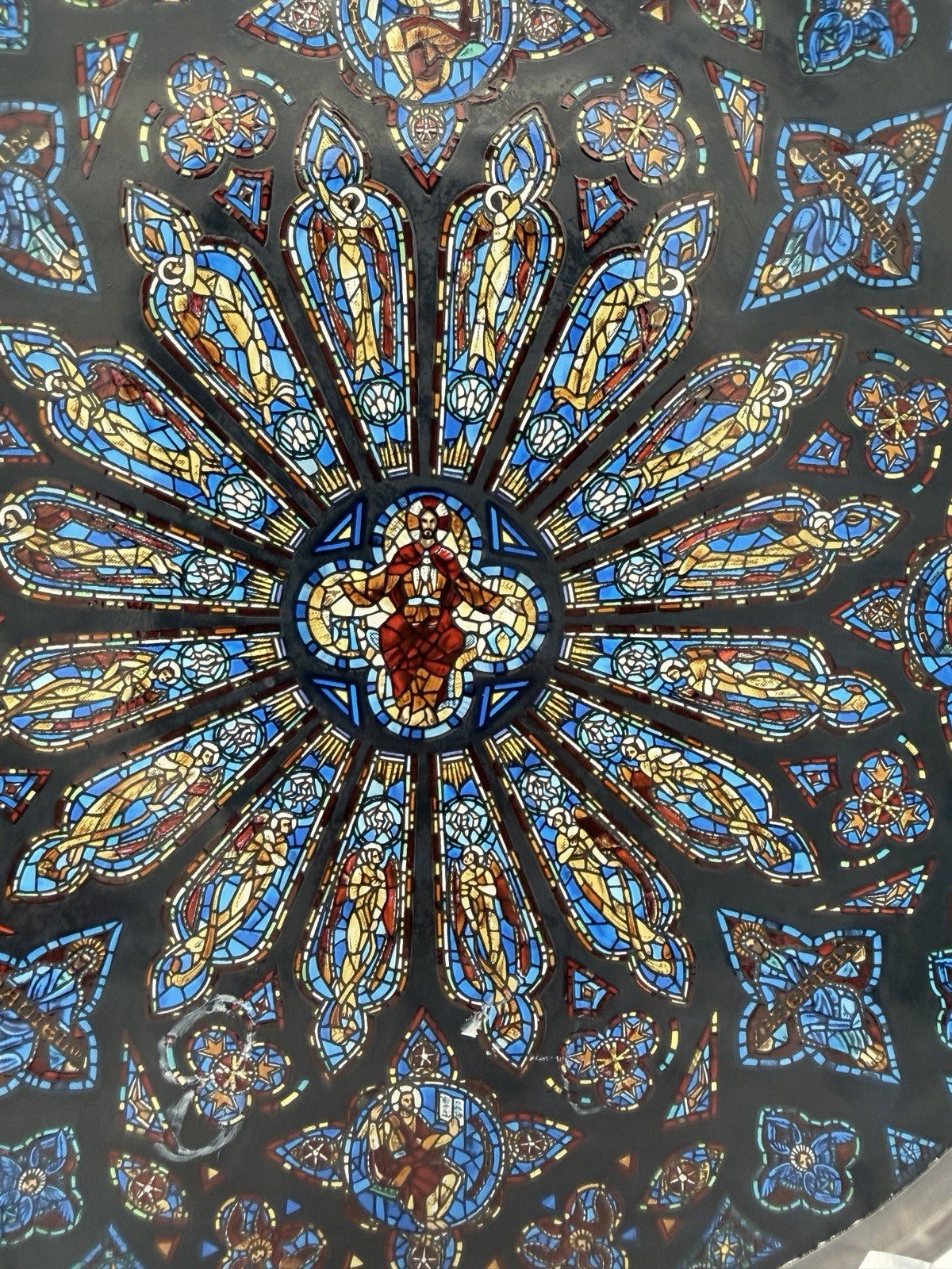 Glassmasters Stained Glass Reproduction St John Cathedral Rose Window Suncatcher