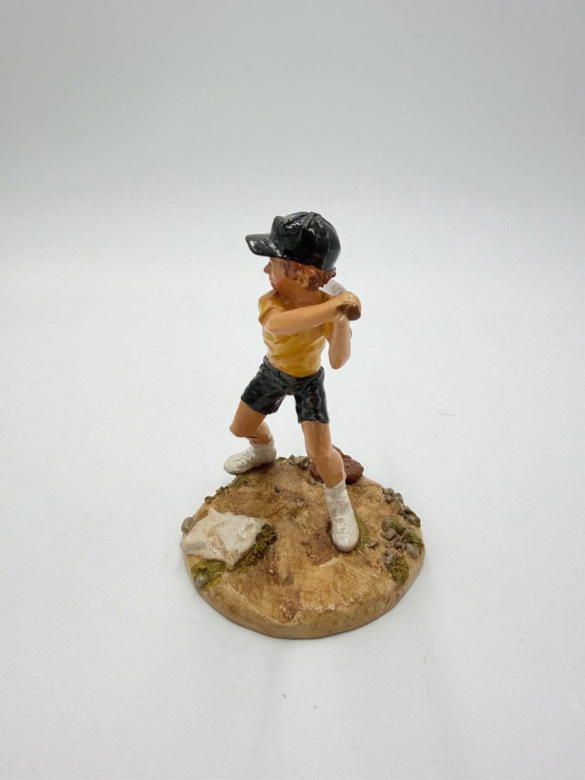 The Franklin Mint Children Of The World Fine Pewter USA Boy Painted Figurine