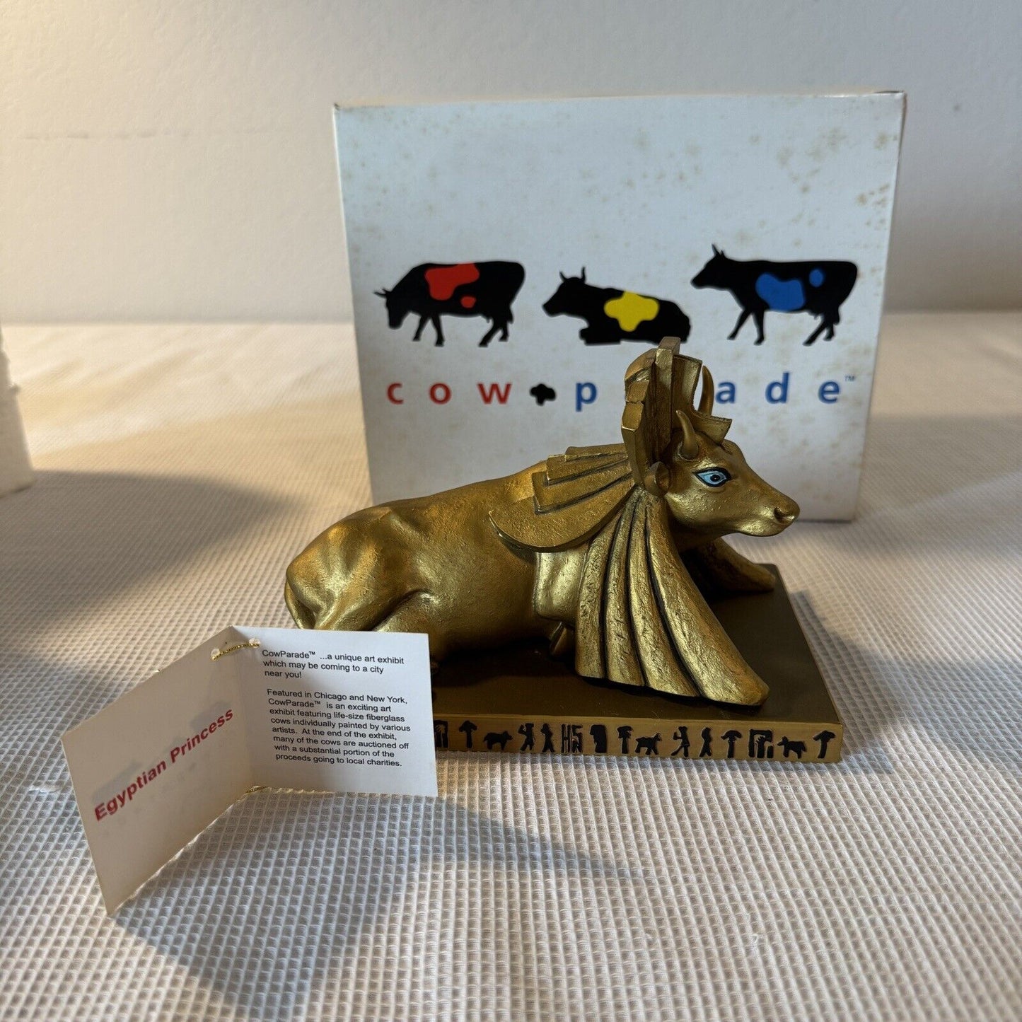 Westland Giftware 2001 Cow Parade Figure Egyptian Princess 9140