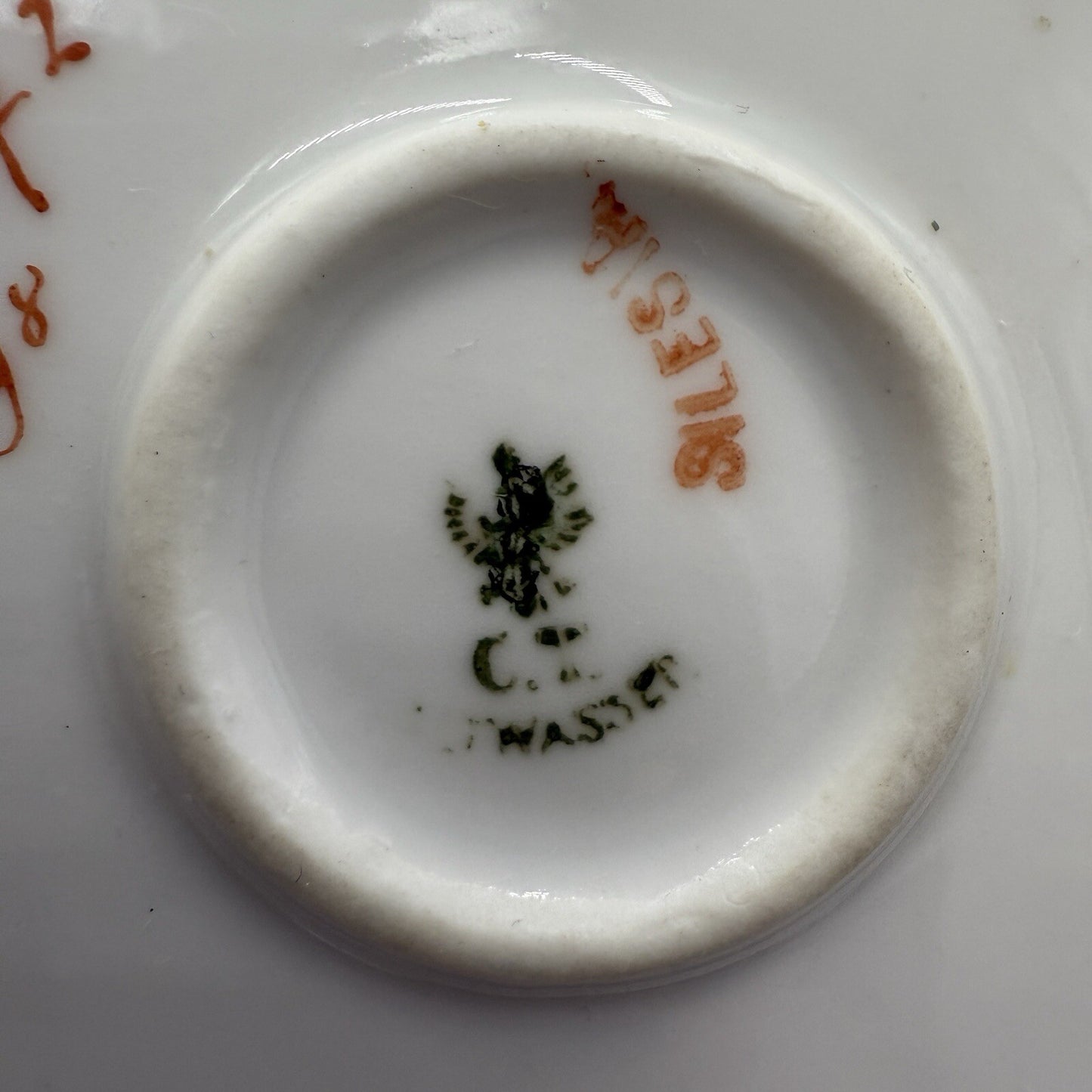 Antique Carl Tielsch CT Altwasser Silesia Germany Hand Painted Vase 1900's 10.4"