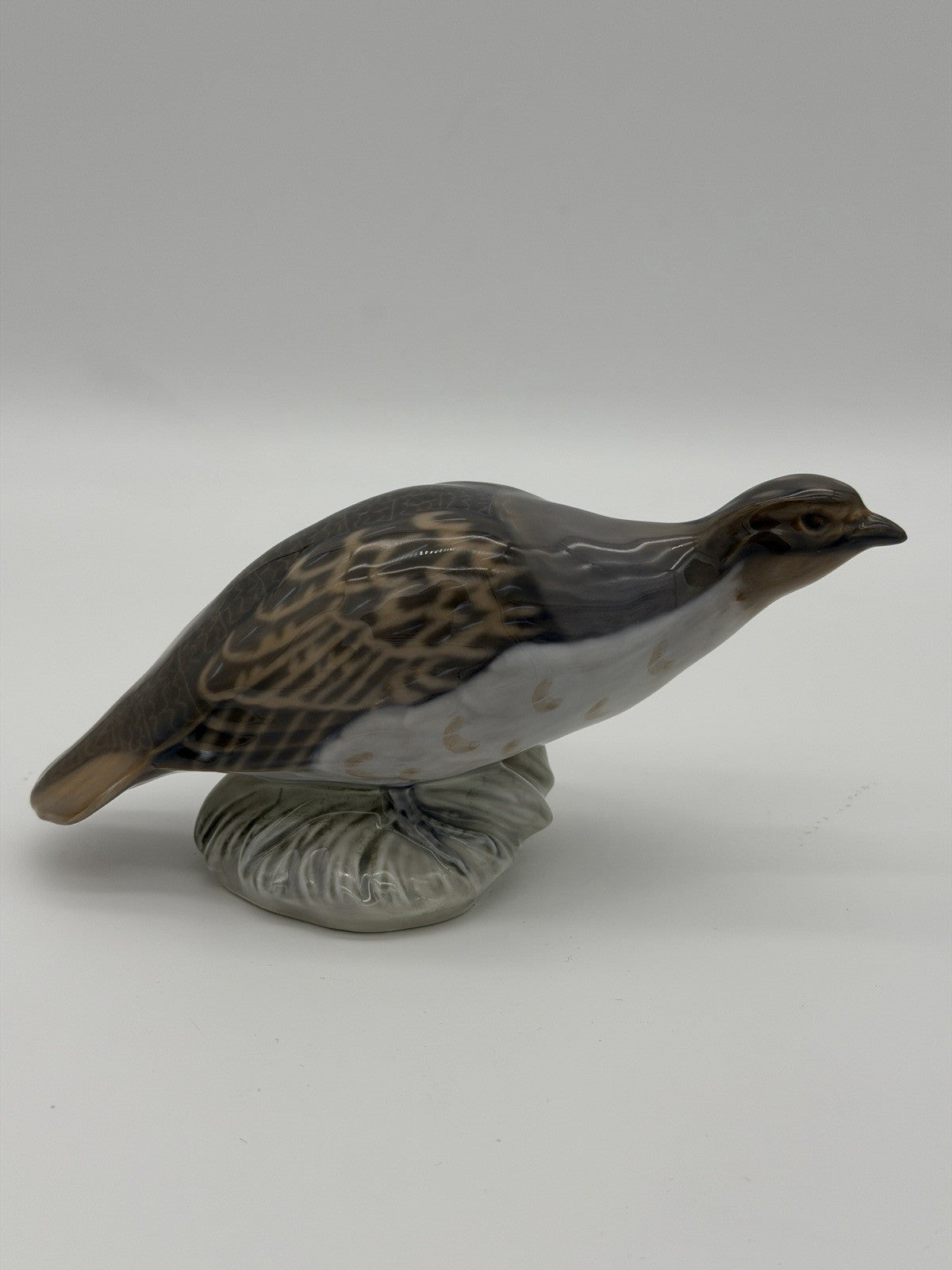 Royal Copenhagen Partridge Bird Porcelain Denmark Signed Peter Herold Figurine