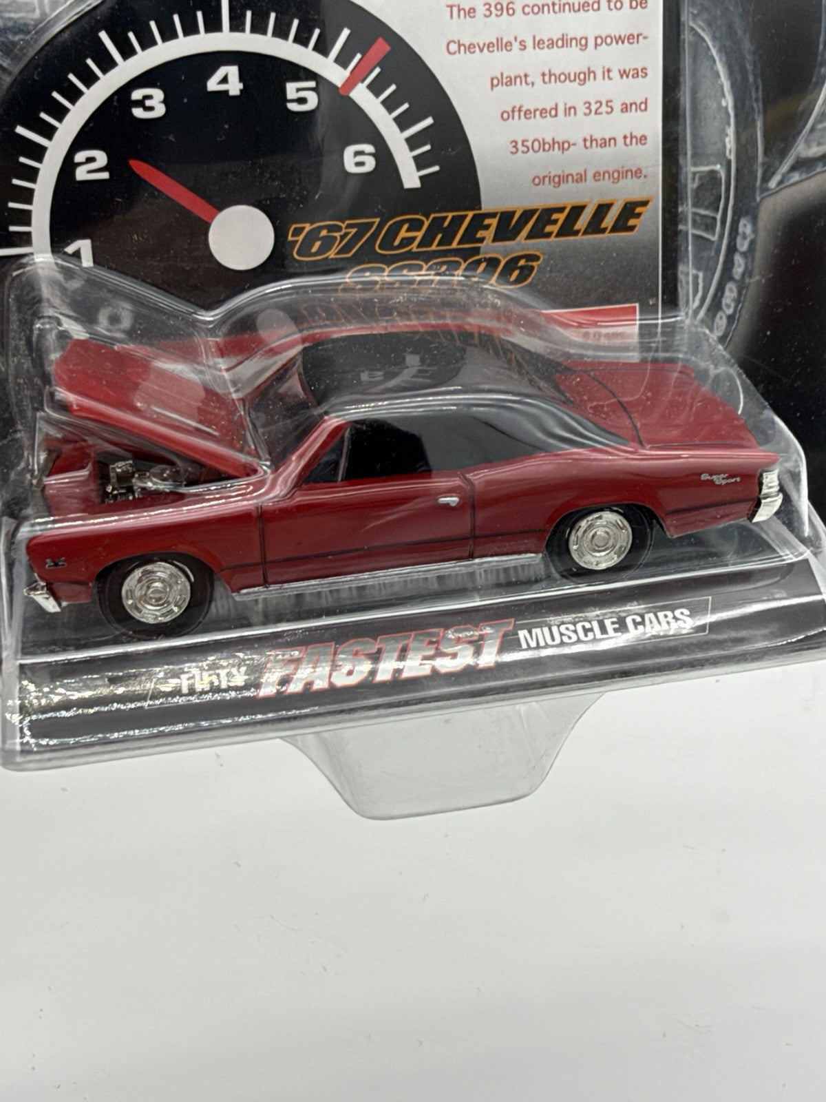 Racing Champions Fifty Fastest Muscle Cars '67 Chevelle SS 396 Red Car Sealed