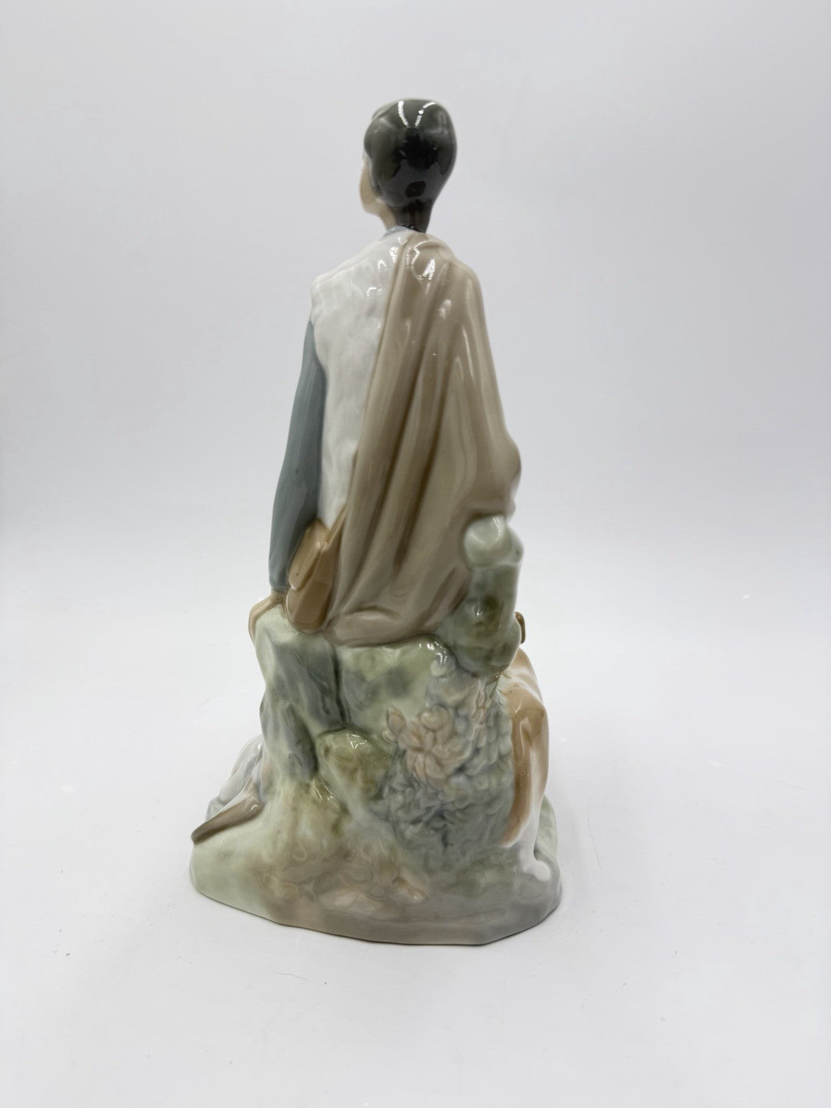 Large Nao By Lladro Spain Porcelain Shepherd Boy 10”H Figurine Early Retired