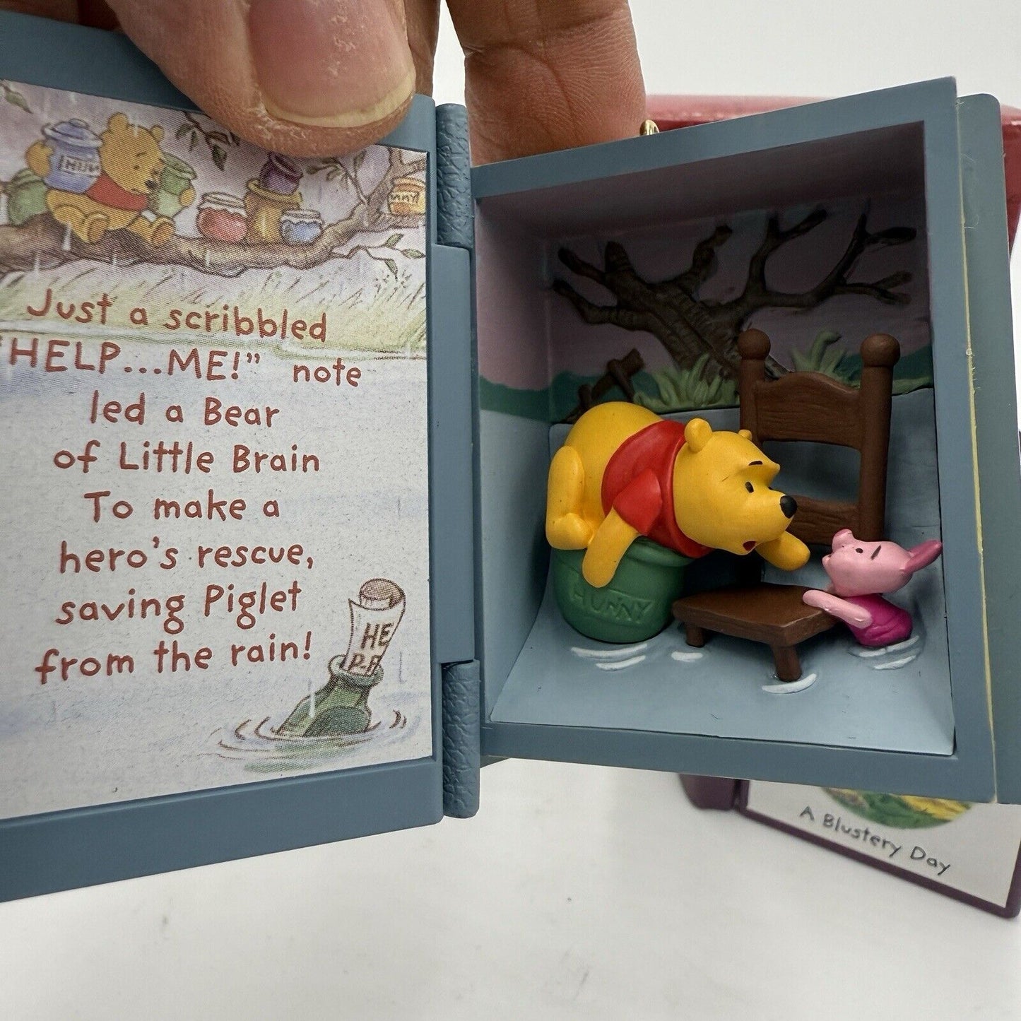 Hallmark Cards Winnie The Pooh Book Series Ornaments 2000 & 2005